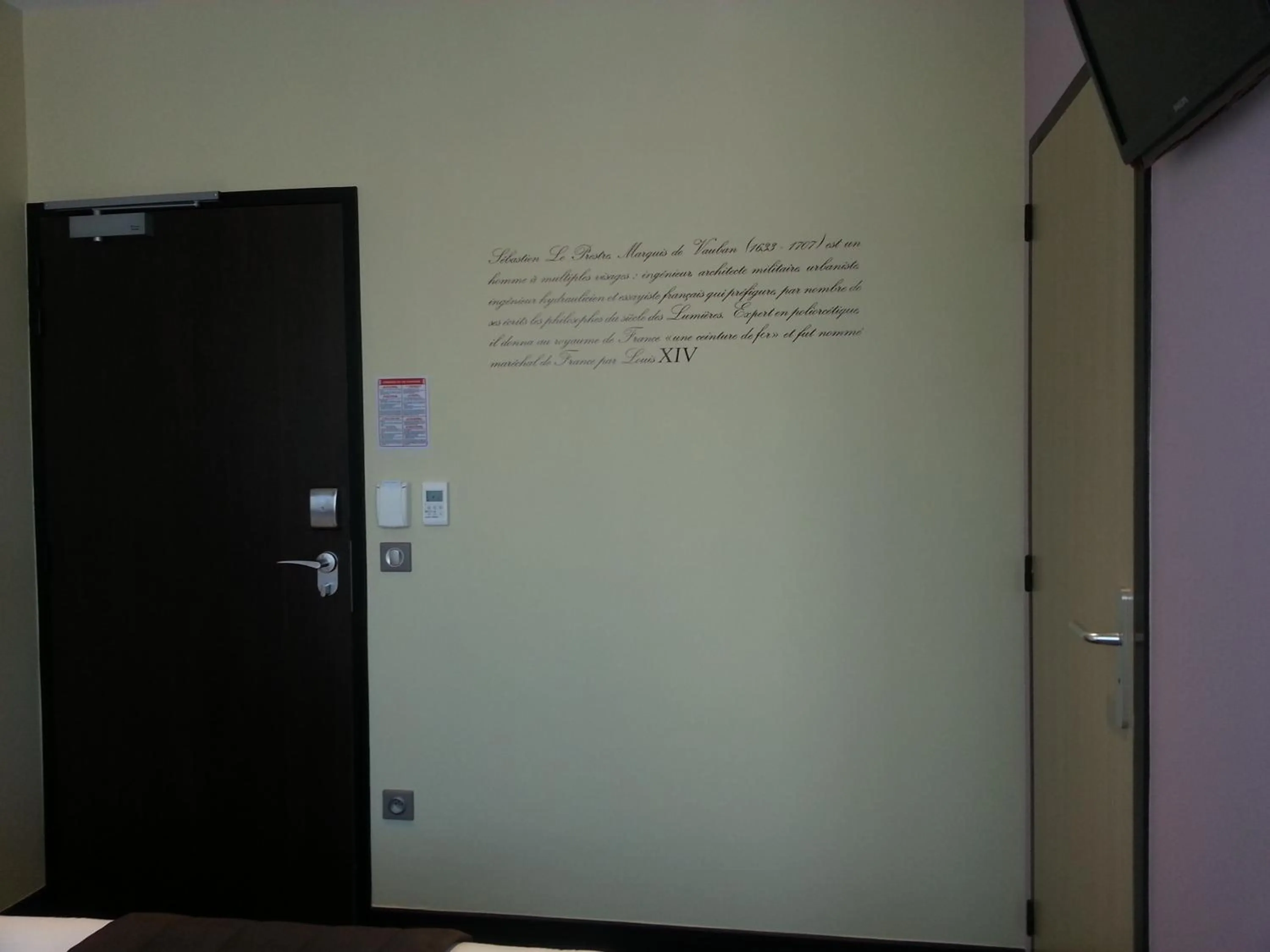 Decorative detail in Hotel Vauban