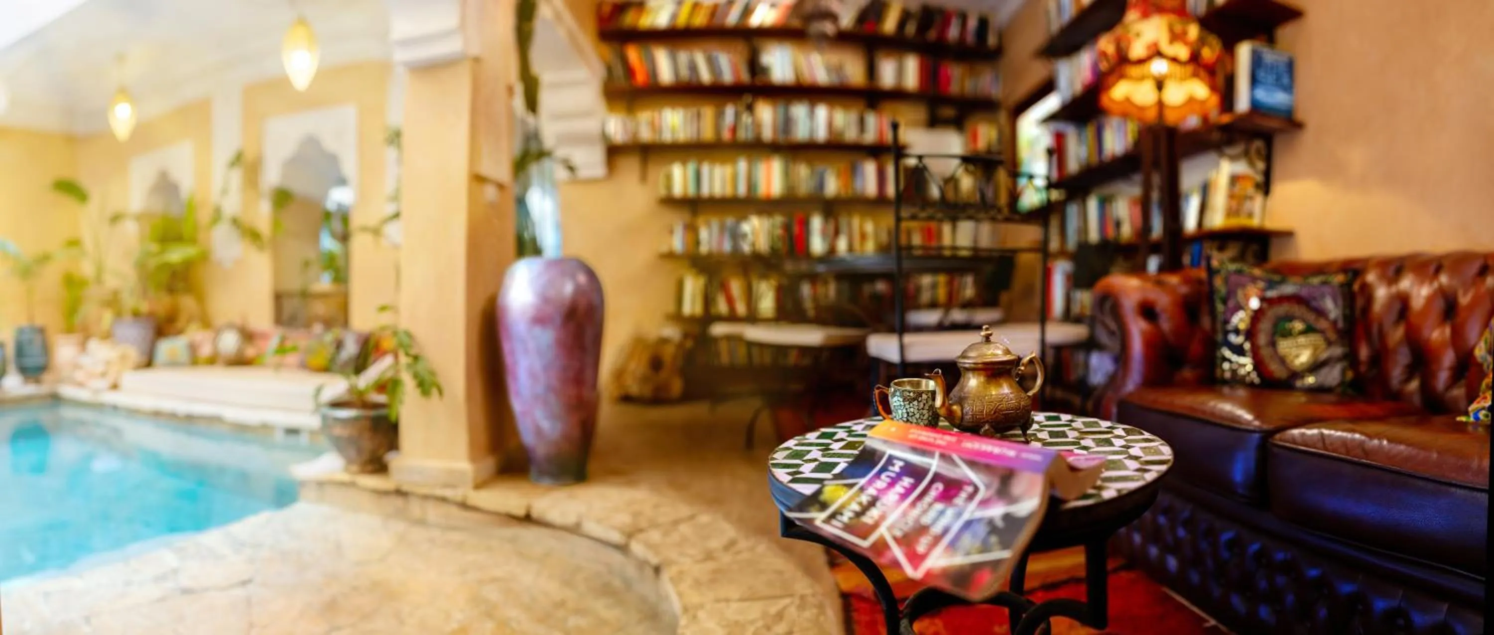Library in Riad Persephone