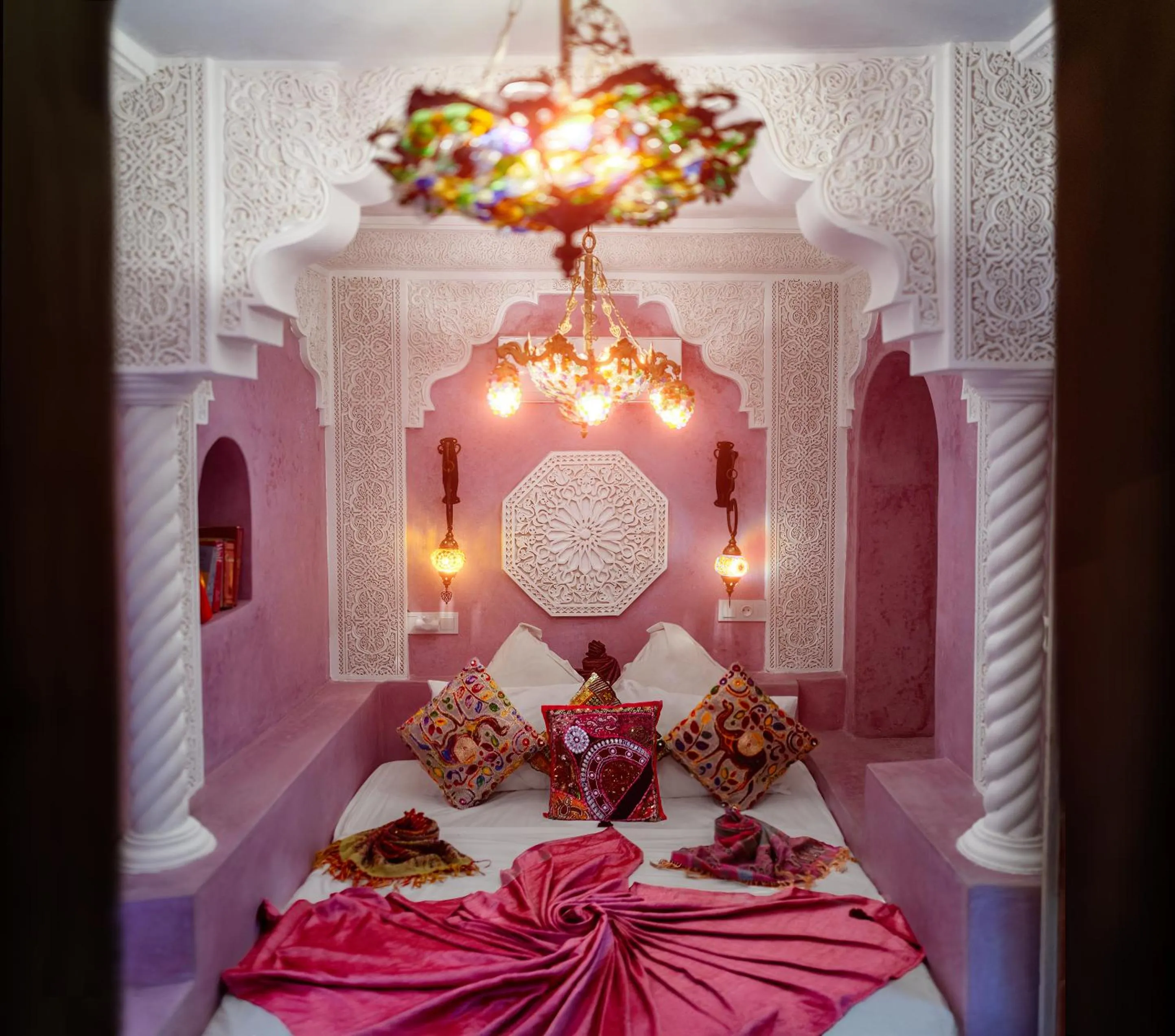 Bed in Riad Persephone