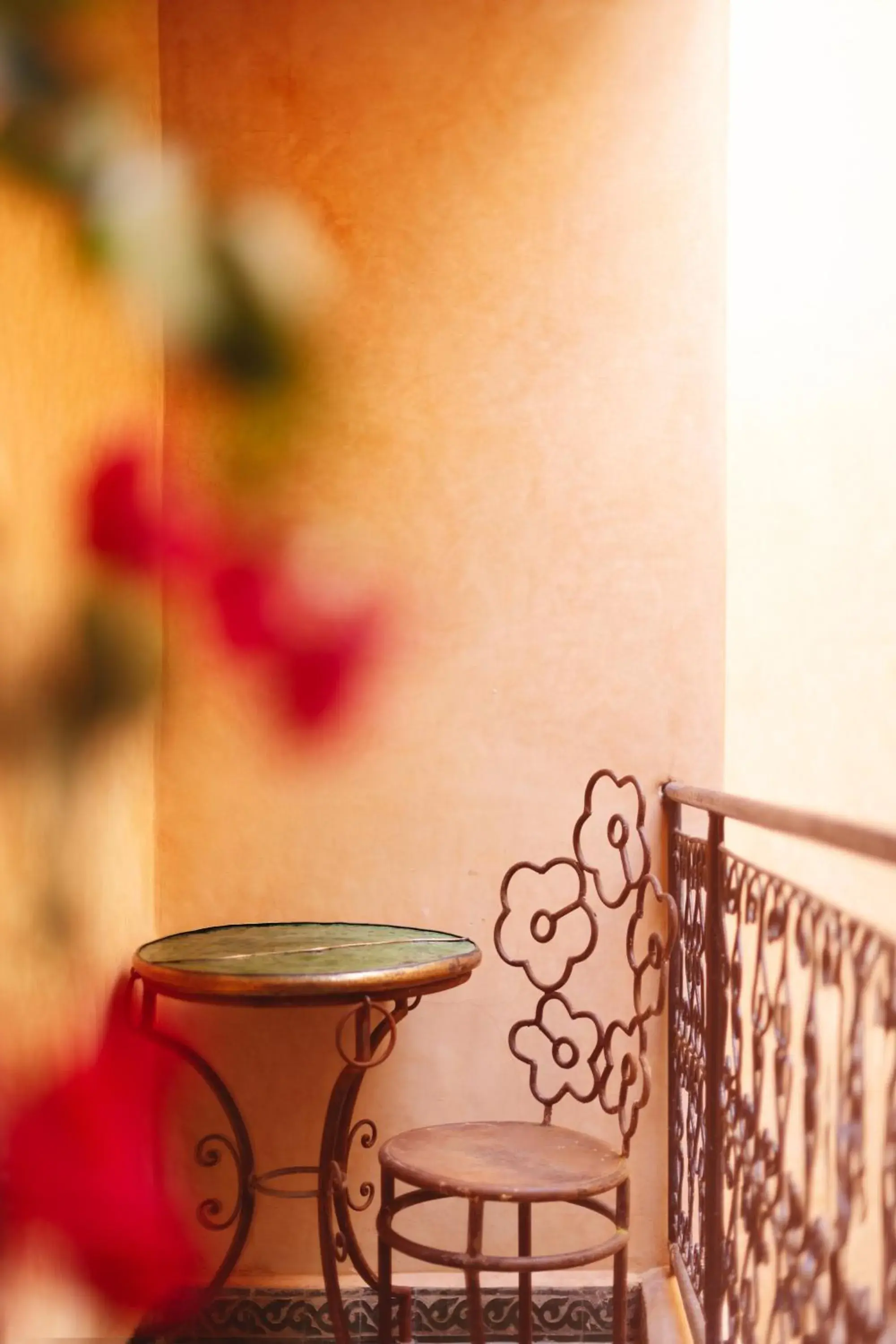 Bird's eye view in Riad Persephone Bird's eye view in Riad Persephone