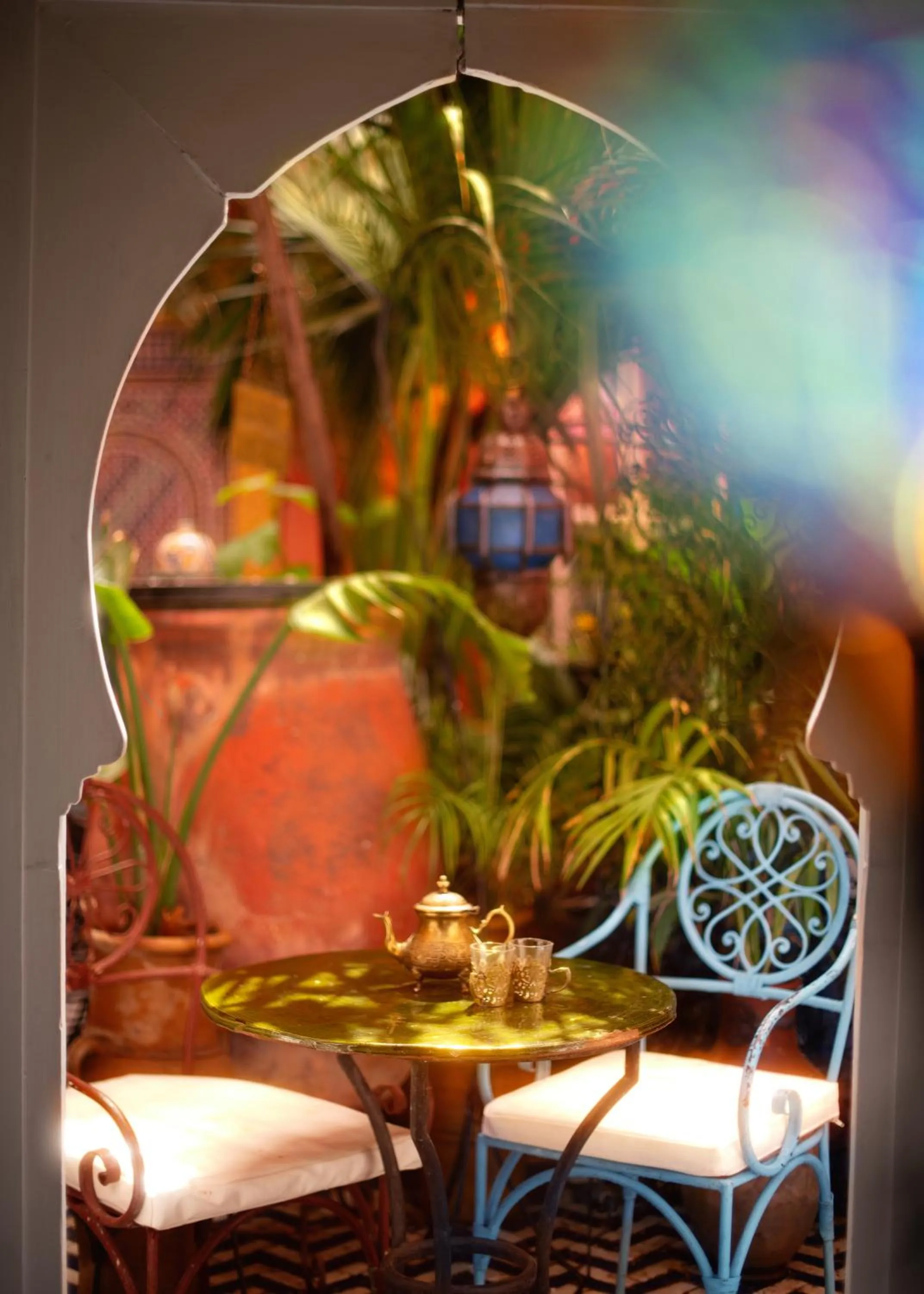 Garden in Riad Persephone