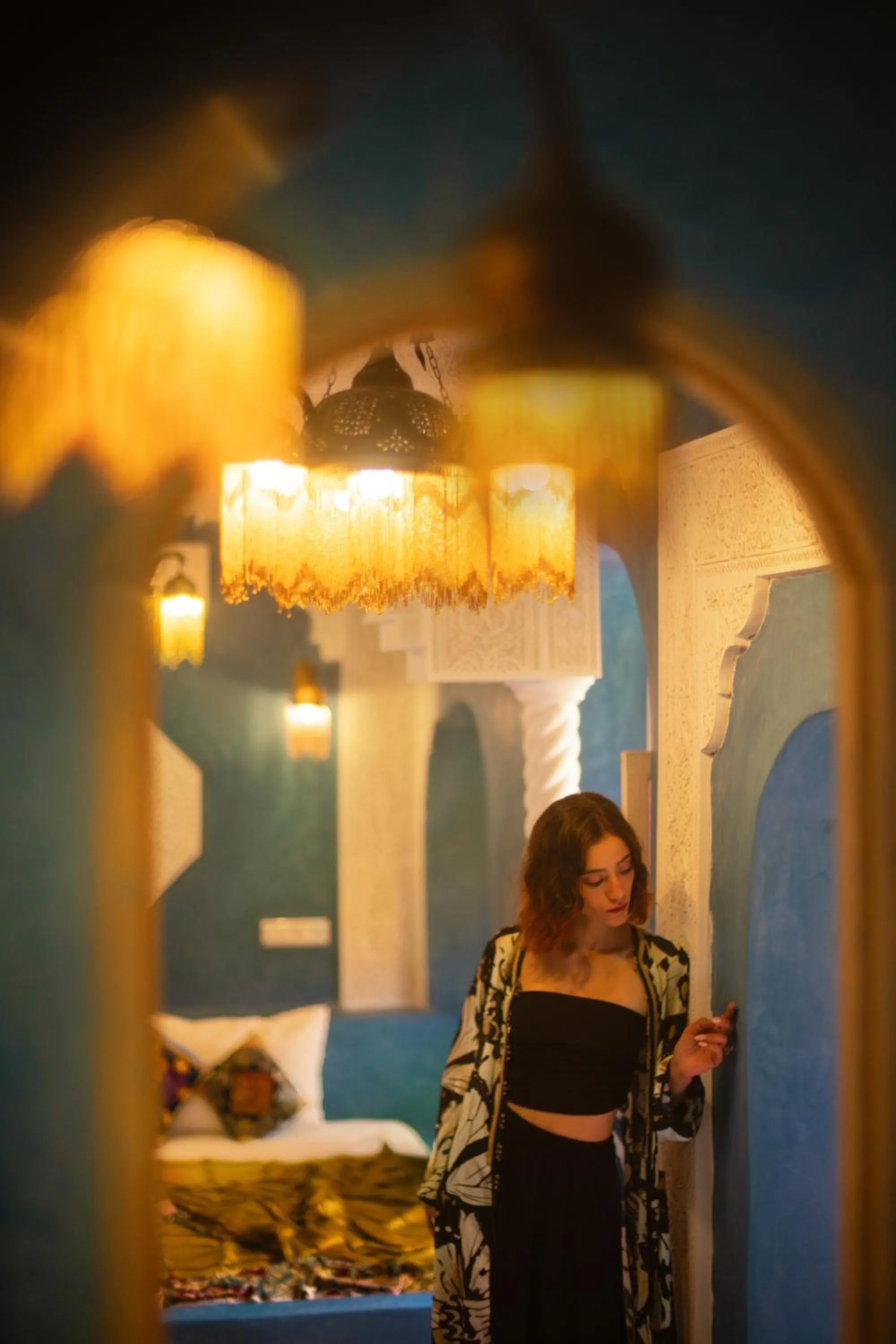 Bed in Riad Persephone