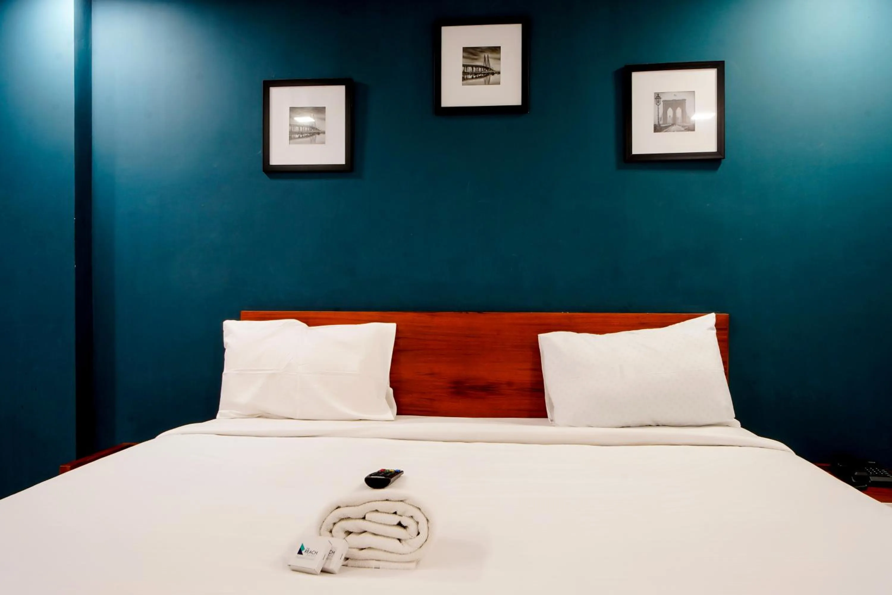 Bed in The Reach Hotel