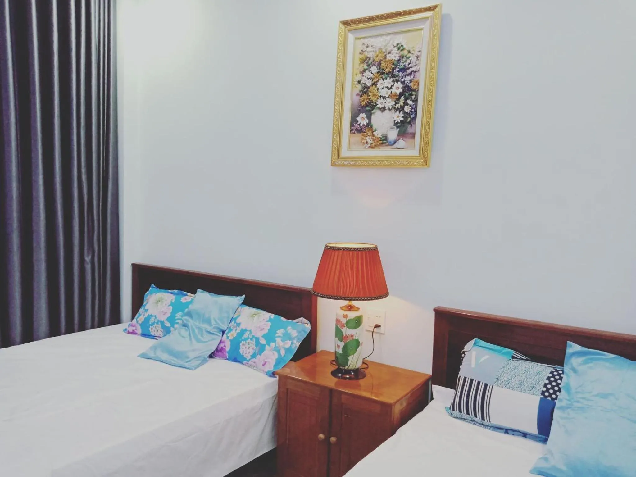 Bed in Khách sạn Nghinh Phong Beach Tuy Hòa