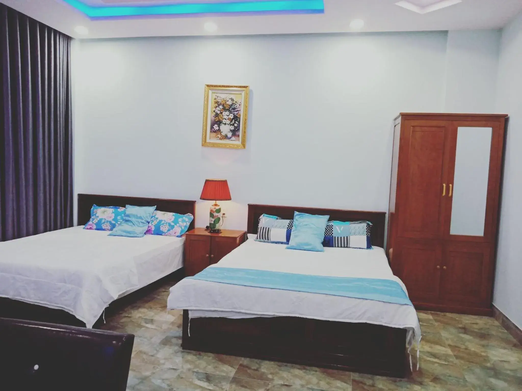 Bed in Khách sạn Nghinh Phong Beach Tuy Hòa Bed in Khách sạn Nghinh Phong Beach Tuy Hòa