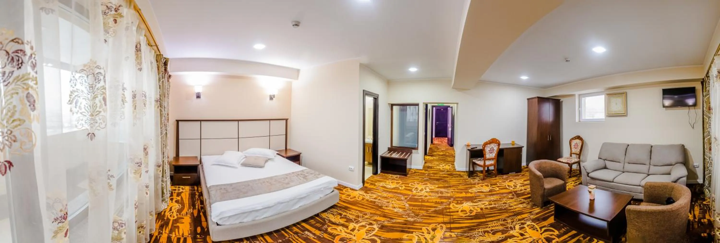 Living room, Bed in Hostel Parc