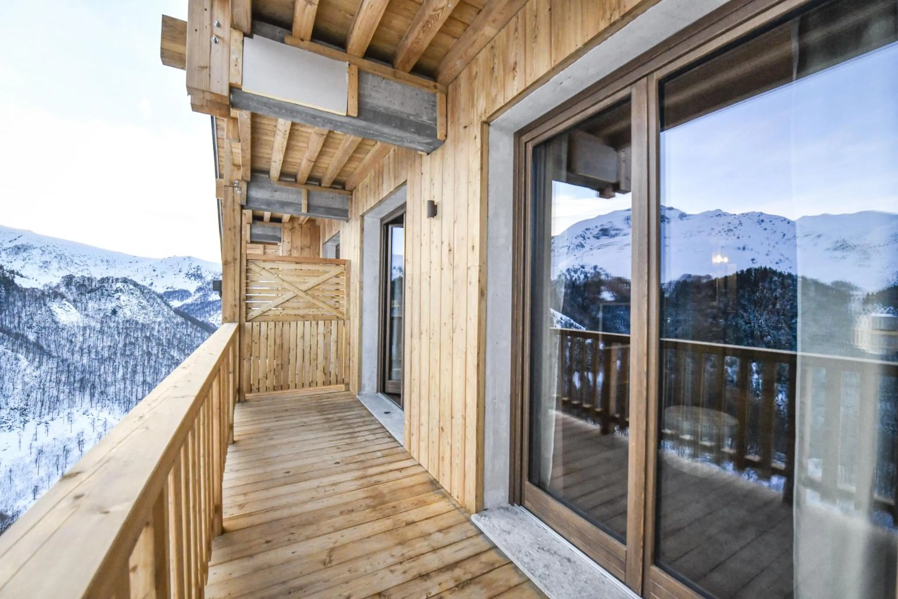 Balcony/Terrace in Chalet Everest - Luxury Apartments