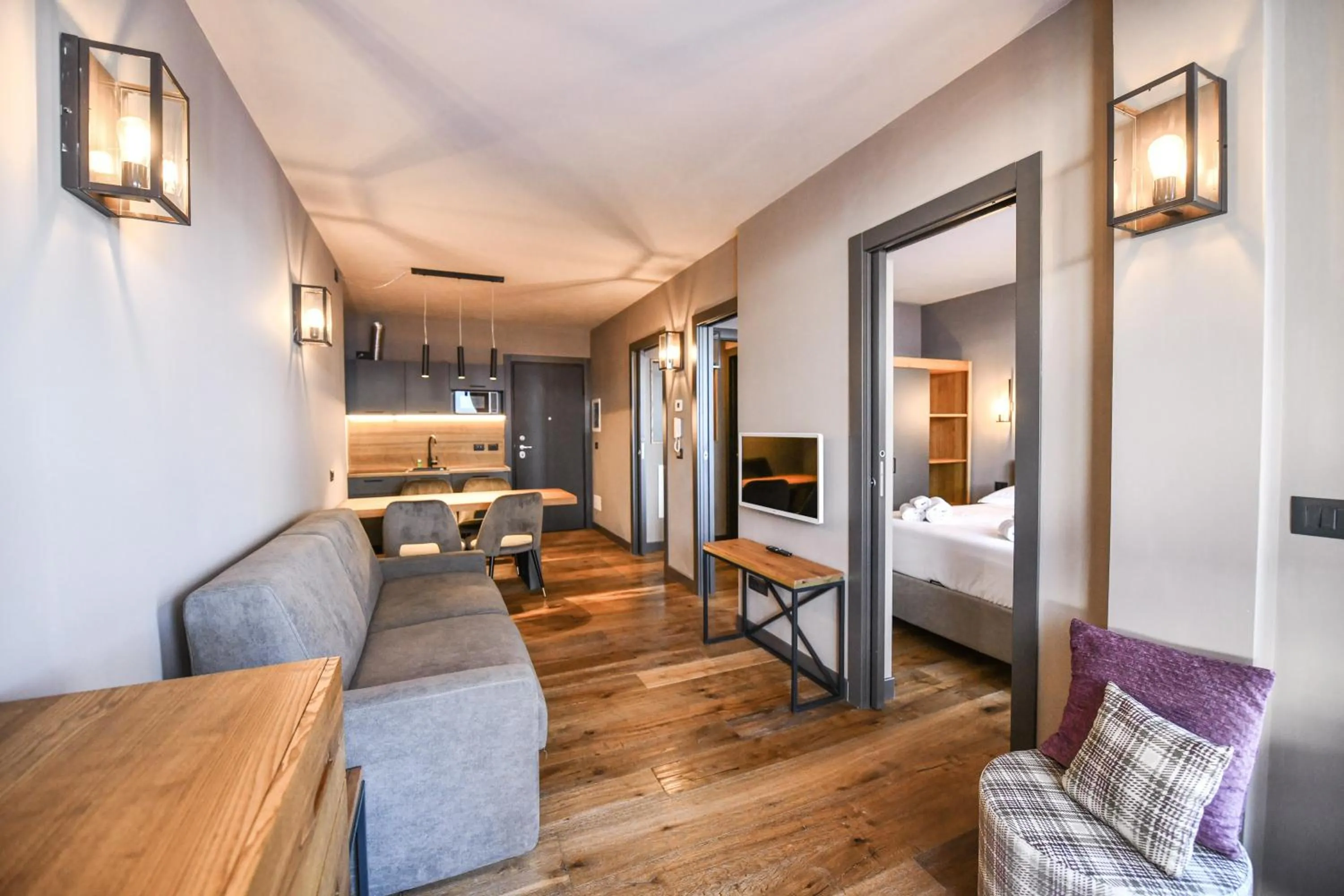 TV and multimedia in Chalet Everest - Luxury Apartments