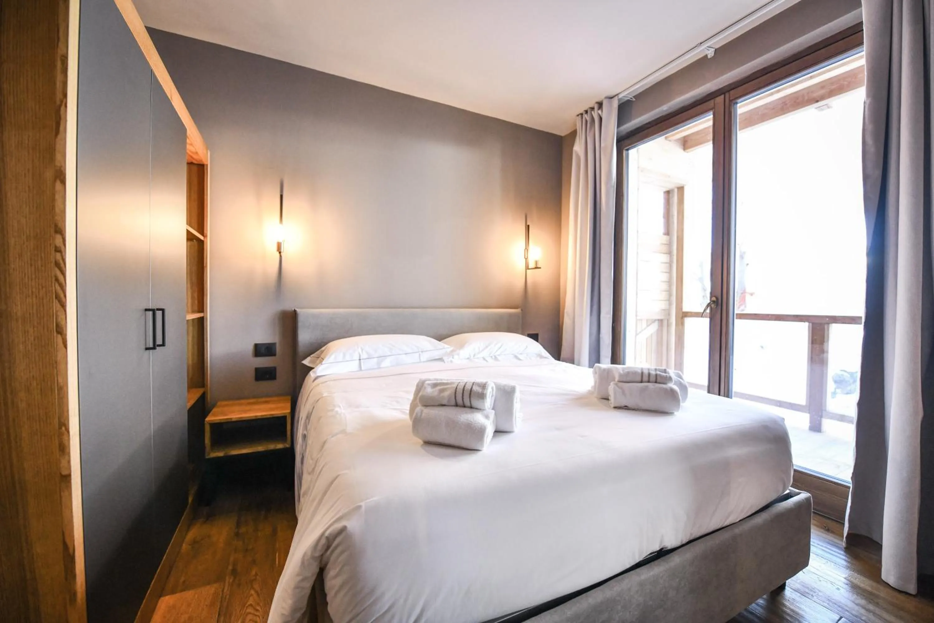 Bedroom, Bed in Chalet Everest - Luxury Apartments