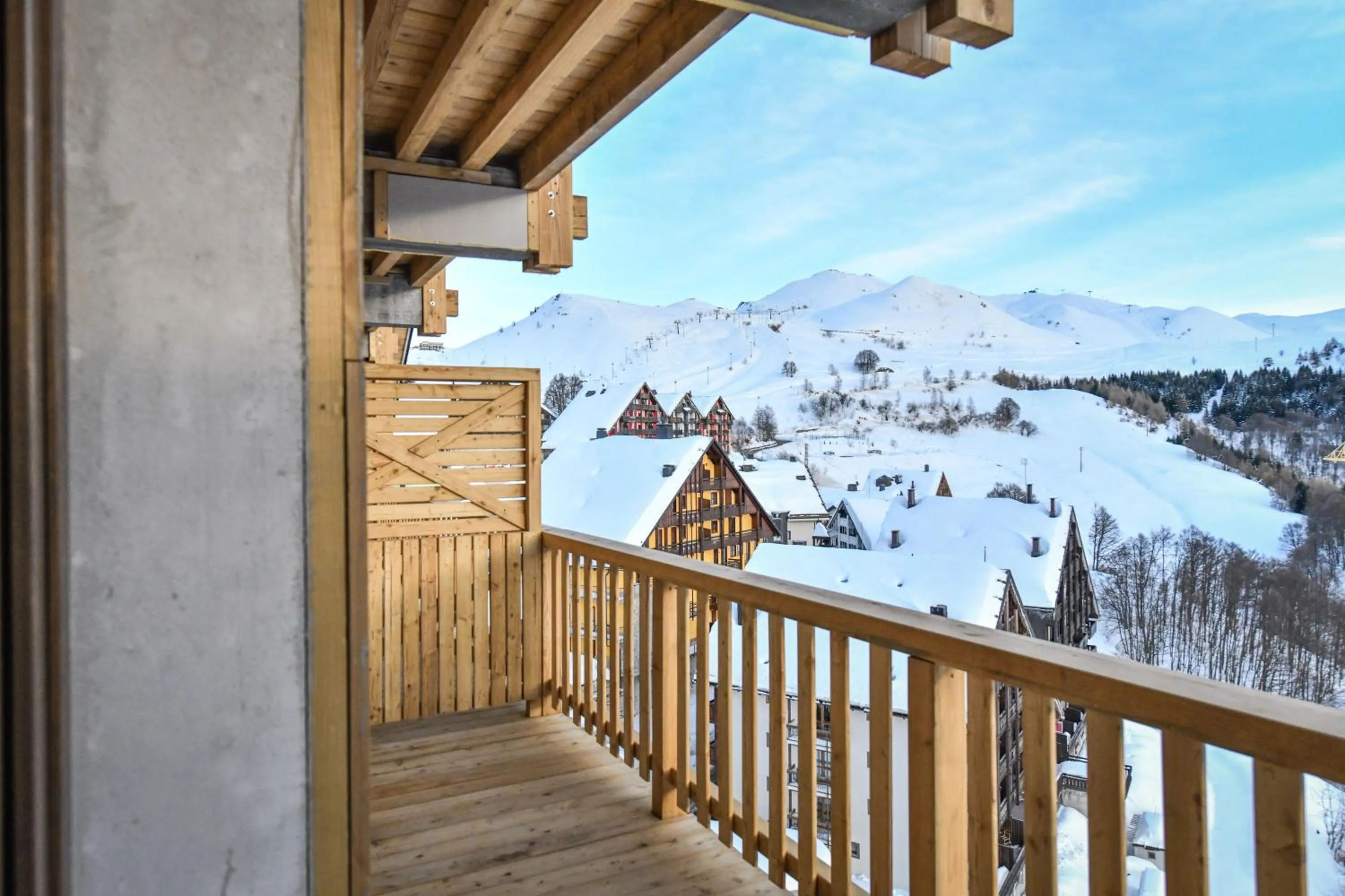 Balcony/Terrace in Chalet Everest - Luxury Apartments