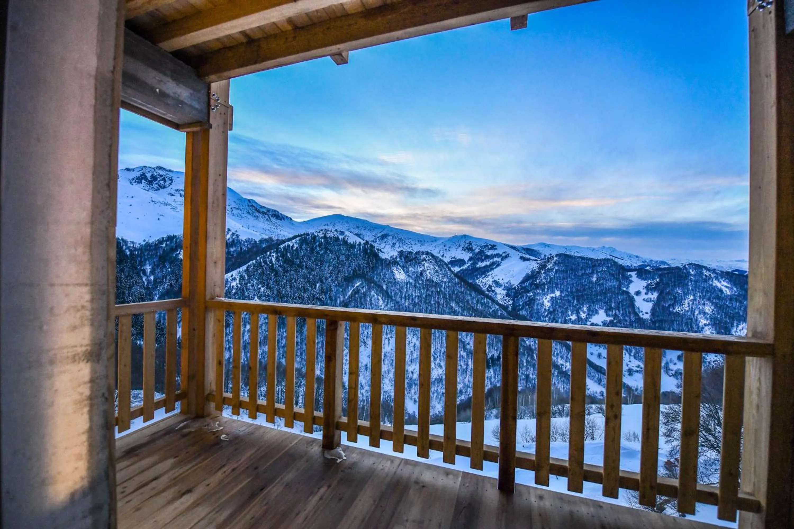 Balcony/Terrace in Chalet Everest - Luxury Apartments