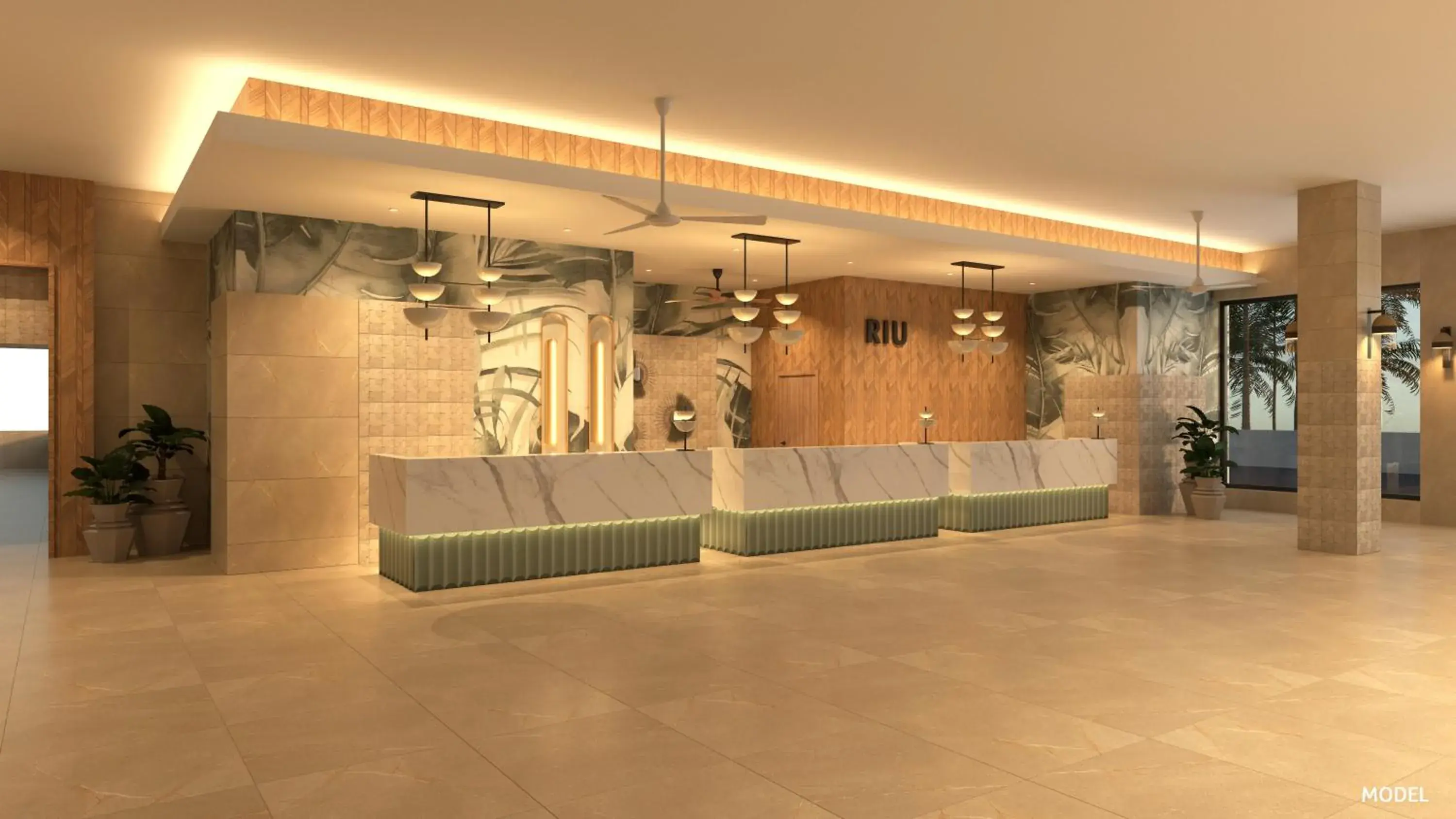 Lobby or reception in Riu Jalisco - All Inclusive Lobby or reception in Riu Jalisco - All Inclusive