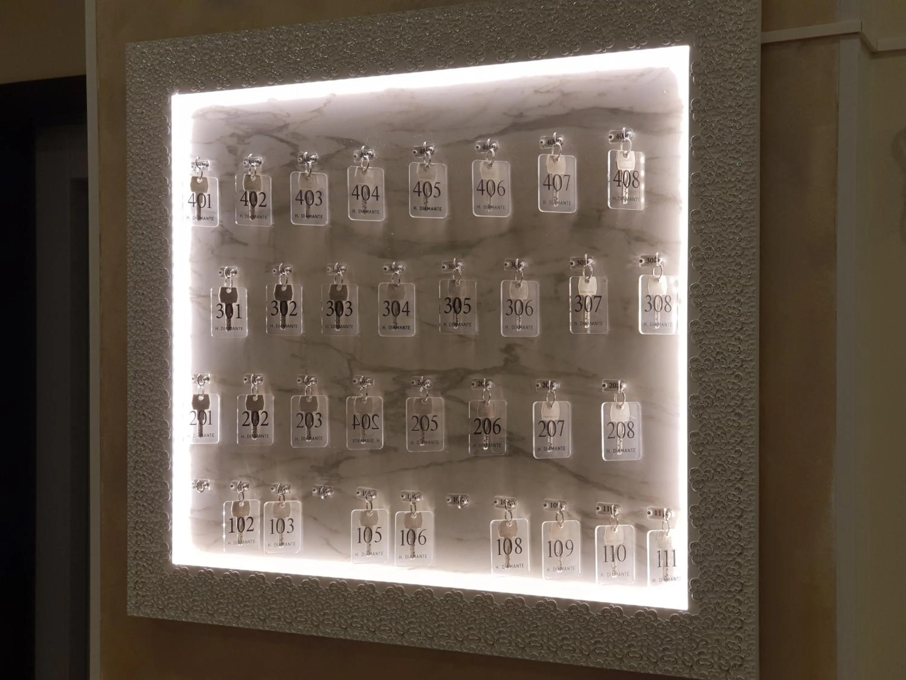 Lobby or reception in HOTEL DIAMANTE