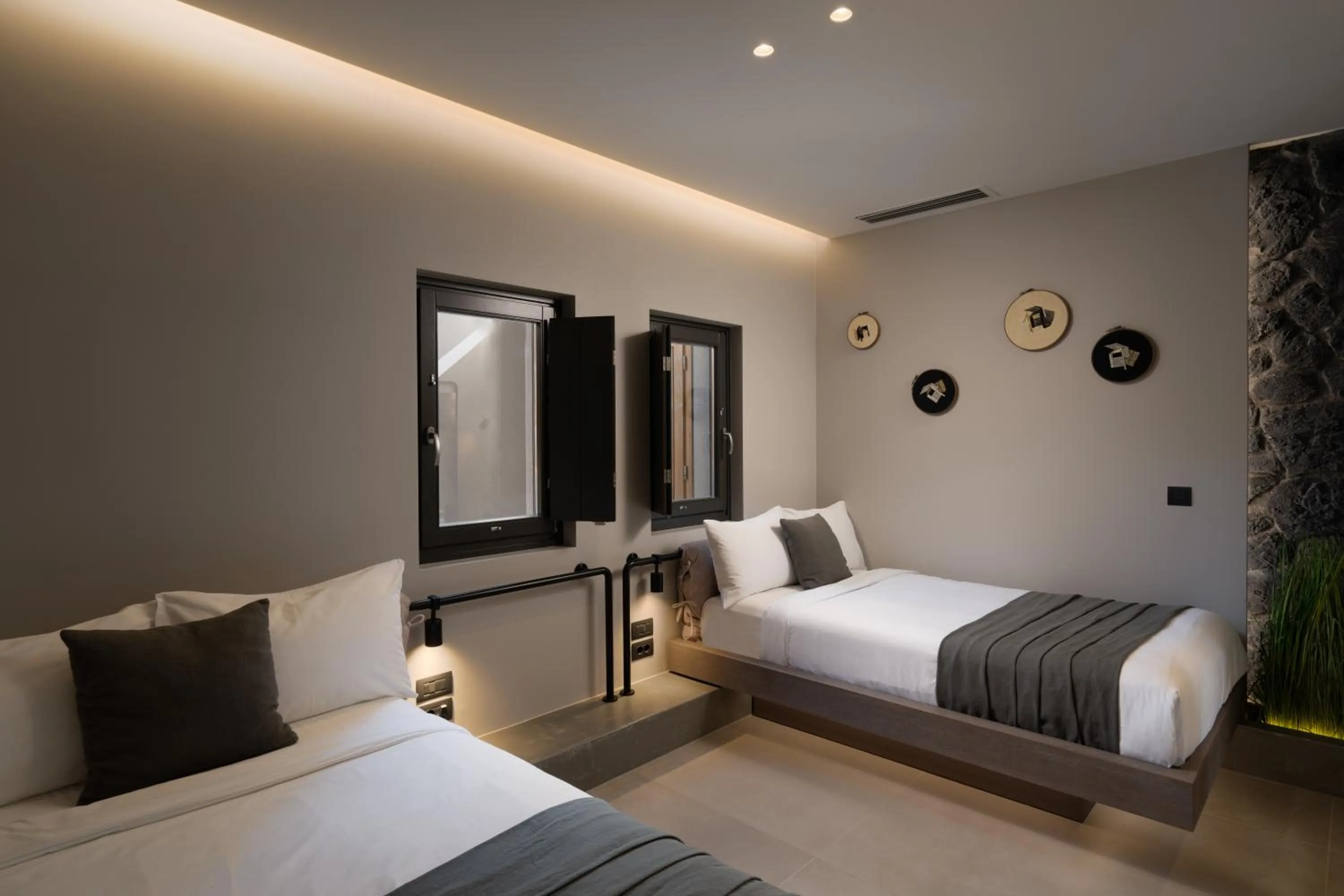 Bed in Apikia Santorini