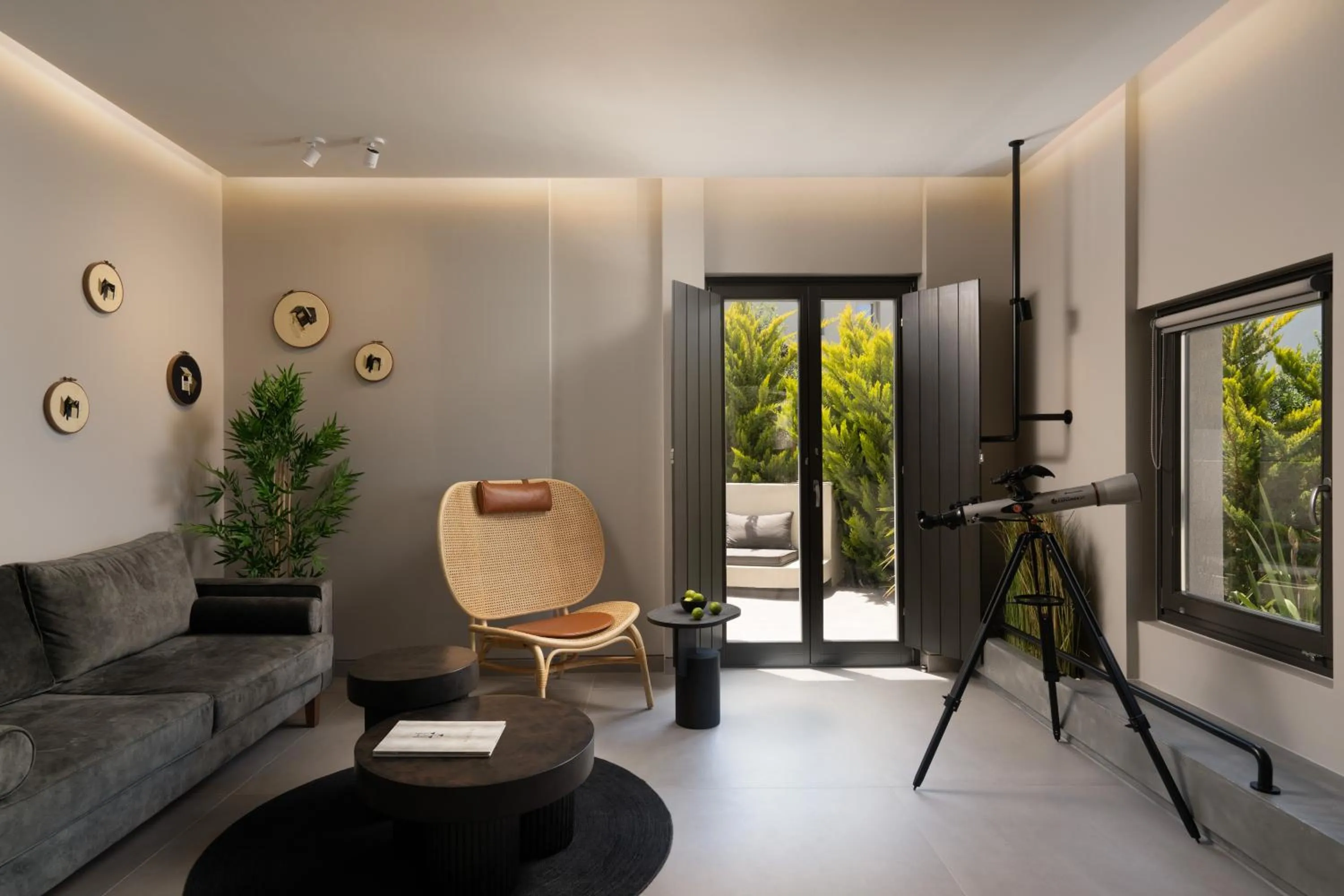 Living room in Apikia Santorini