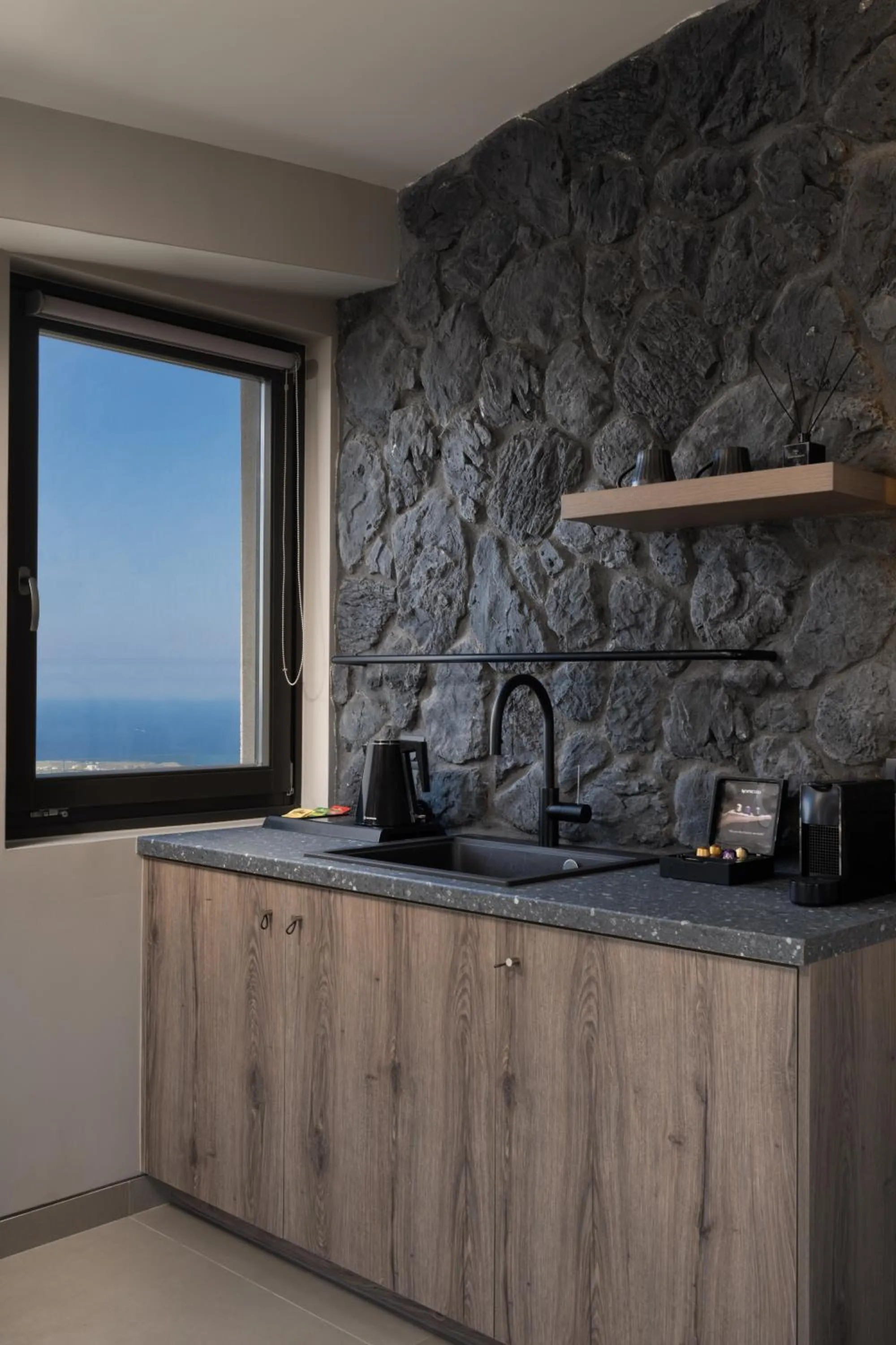 Natural landscape in Apikia Santorini