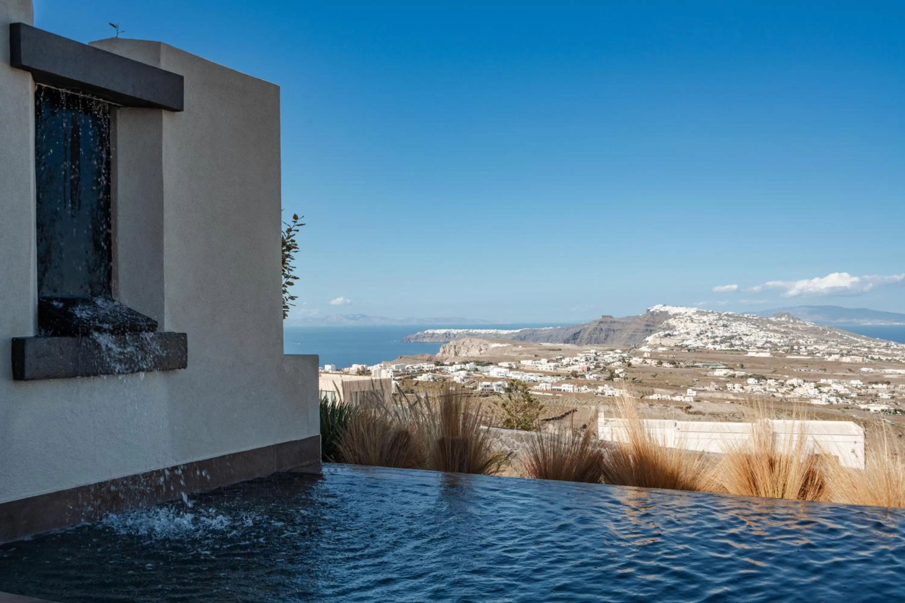Landmark view in Apikia Santorini