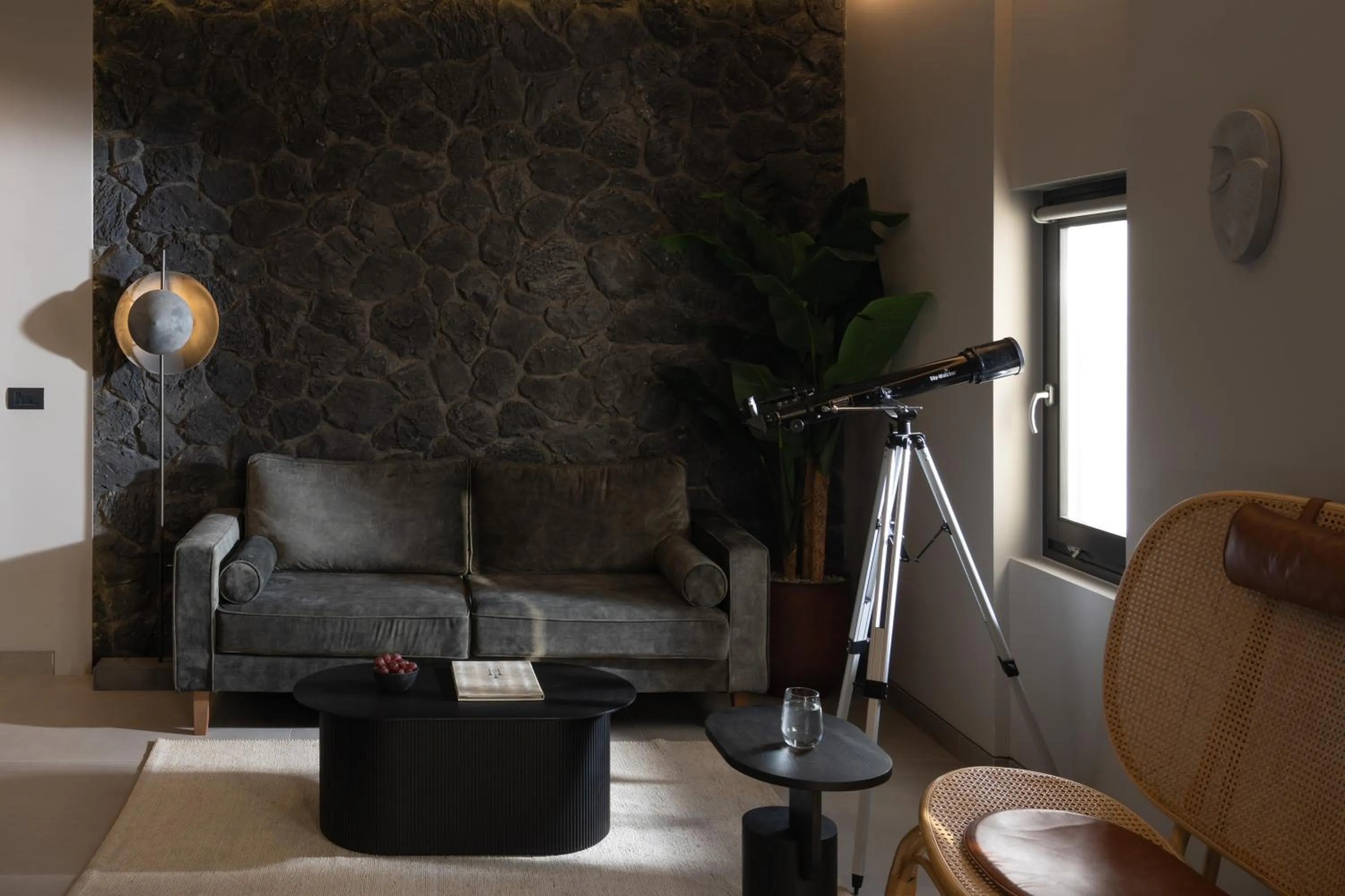 Living room in Apikia Santorini