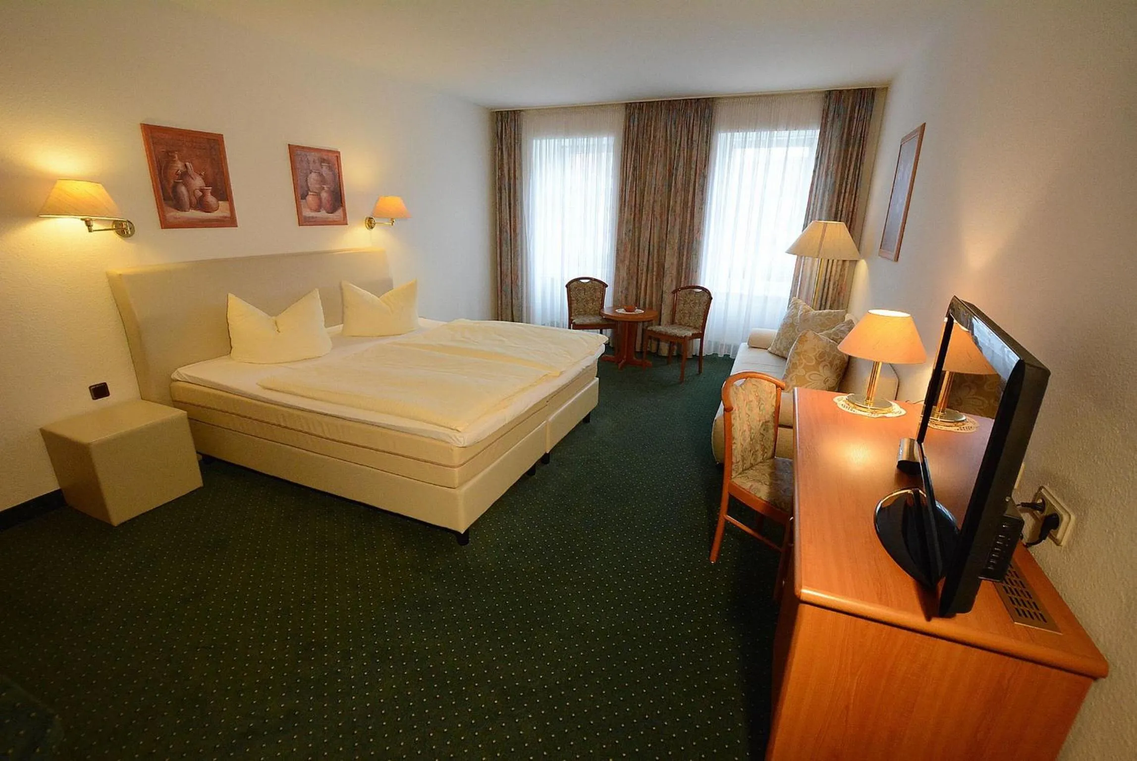 Photo of the whole room, Bed in Hotel Evabrunnen