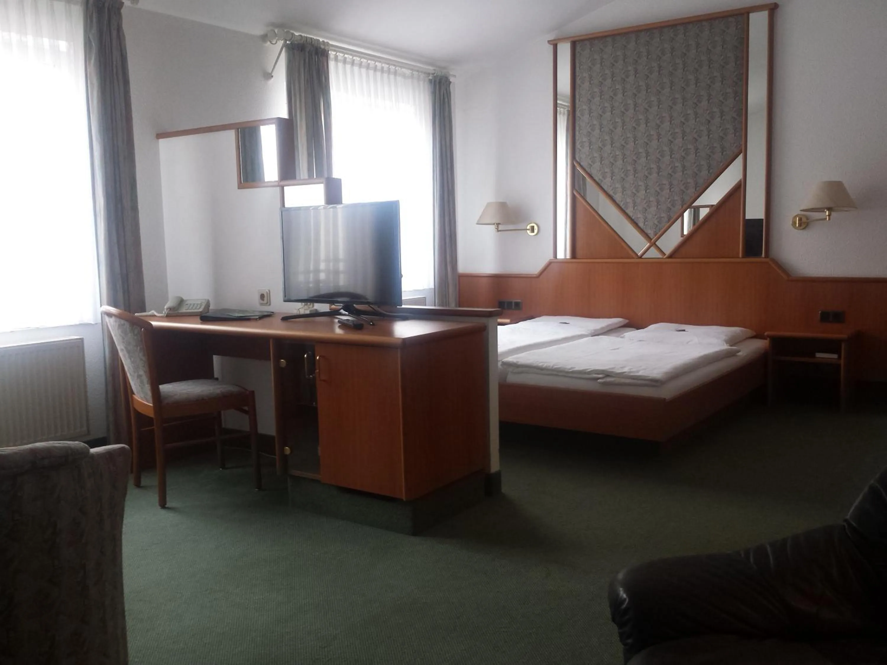 Photo of the whole room, Bed in Hotel Evabrunnen