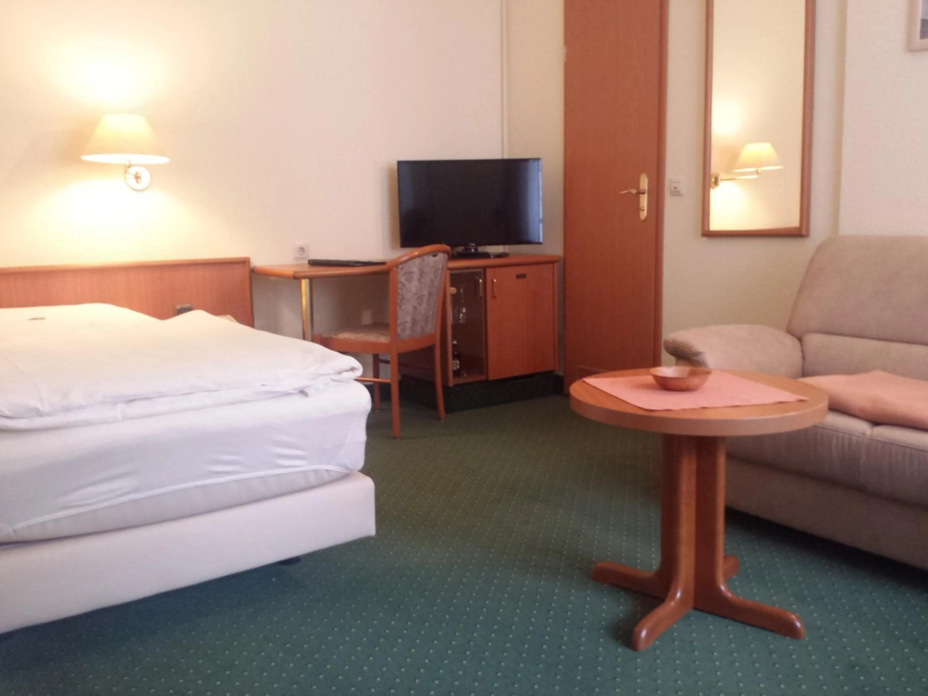 Photo of the whole room, Bed in Hotel Evabrunnen