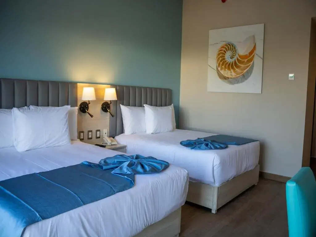 Bed in Varali Grand Hotel Bed in Varali Grand Hotel