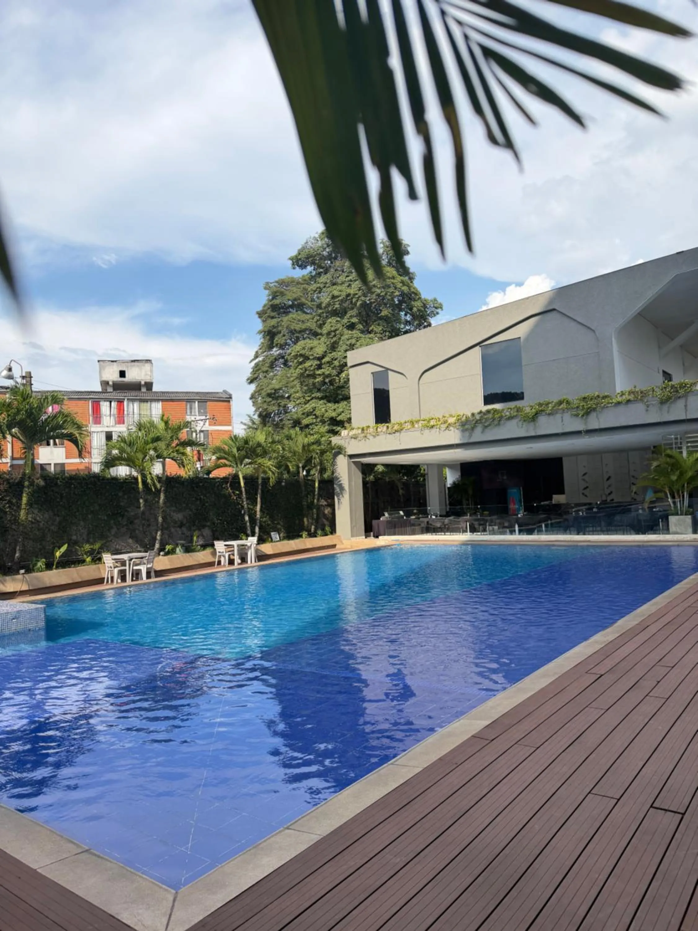 Pool view in Hotel Blue 66