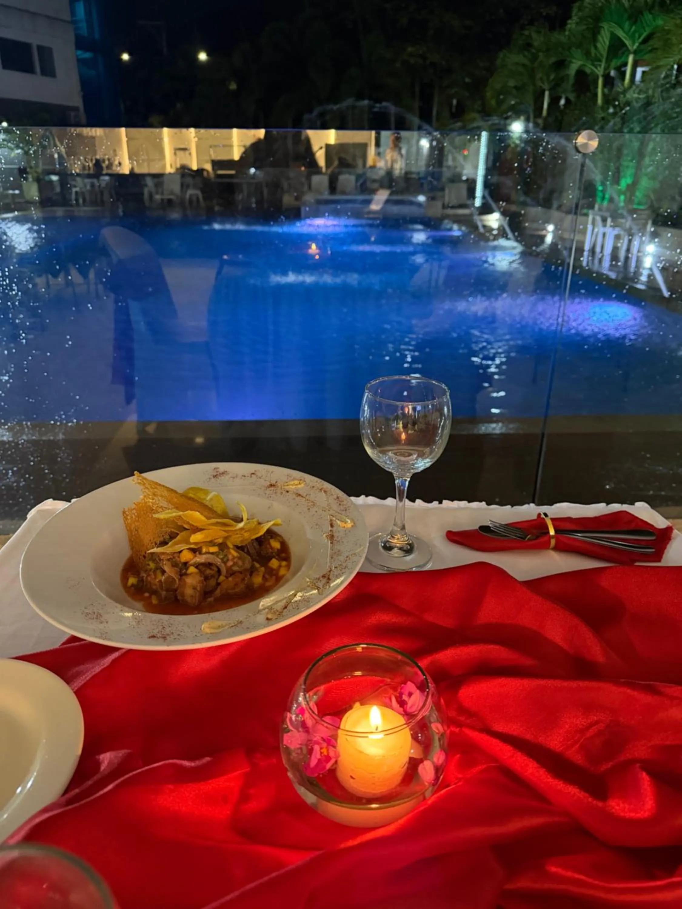 Dinner in Hotel Blue 66