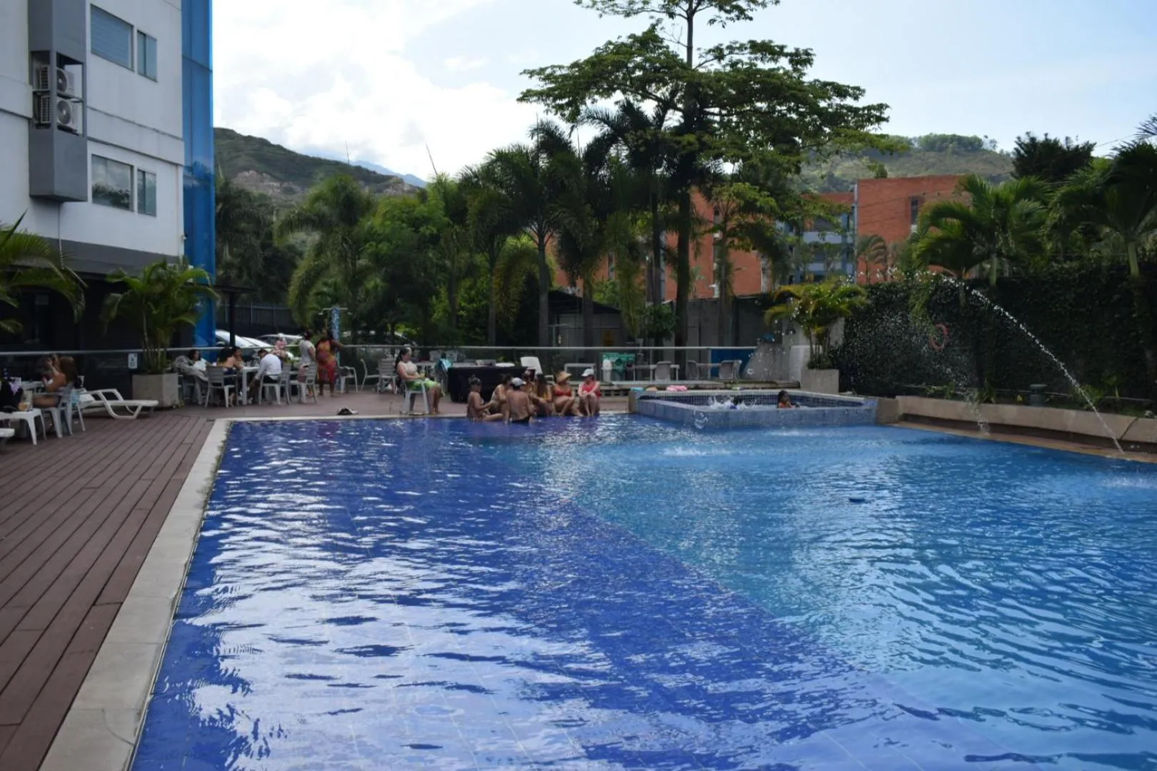 Swimming pool in Hotel Blue 66