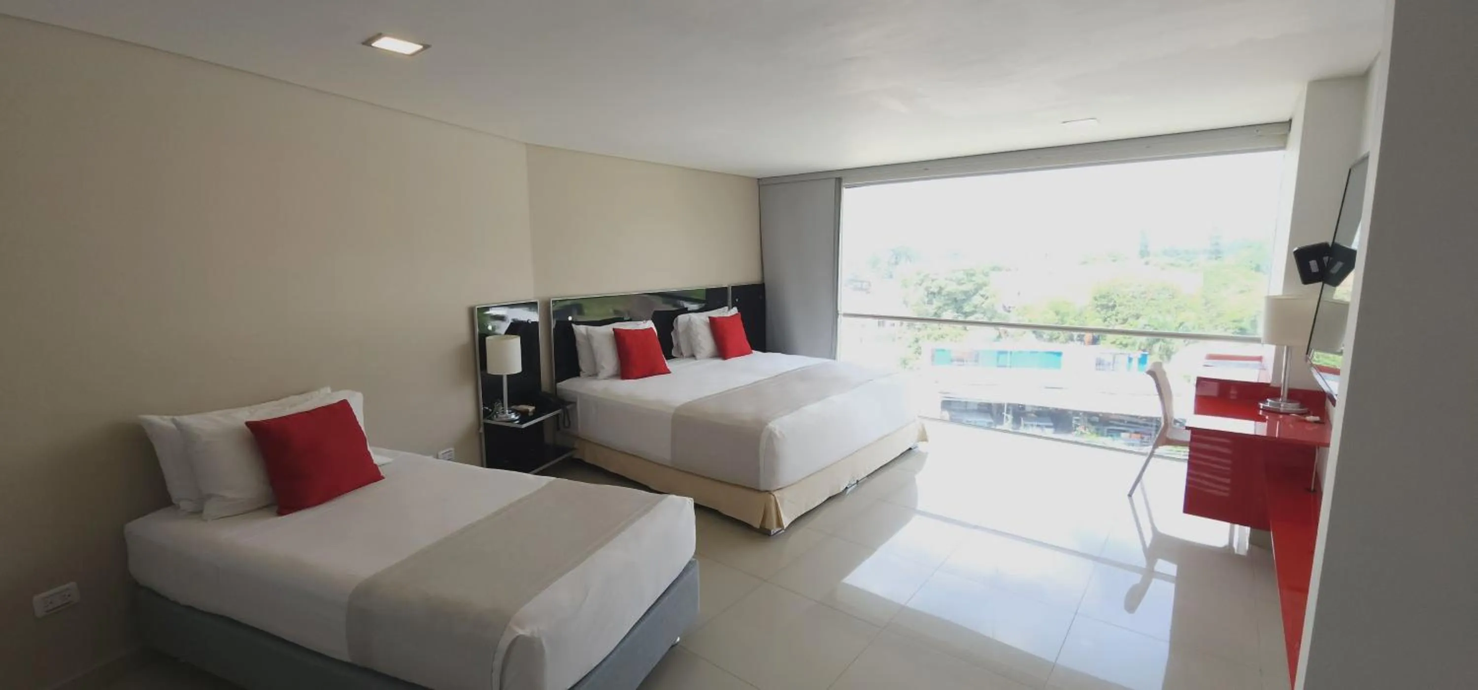 Bed in Hotel Blue 66