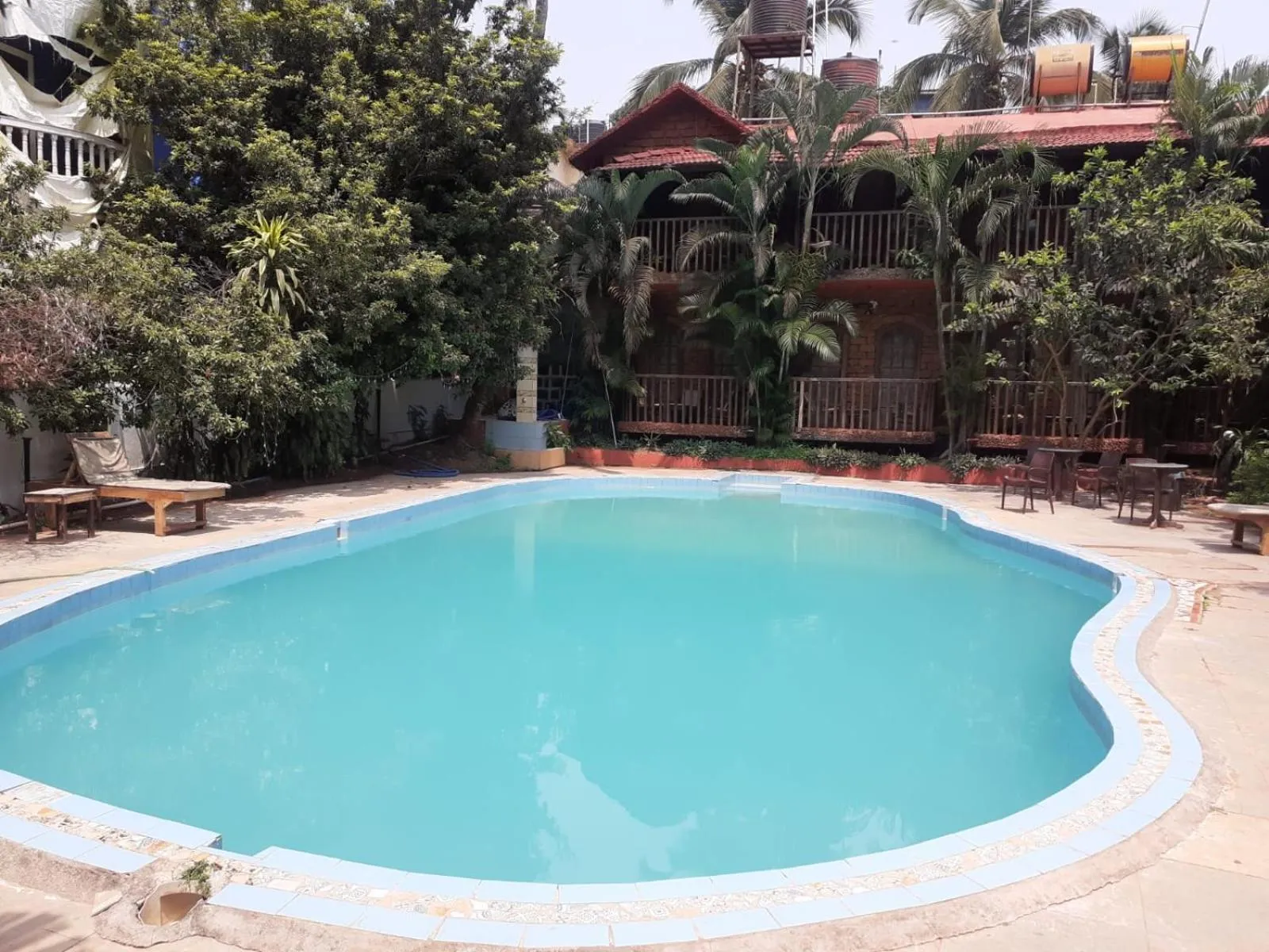 Swimming pool in Sea Breeze Village, Baga Goa