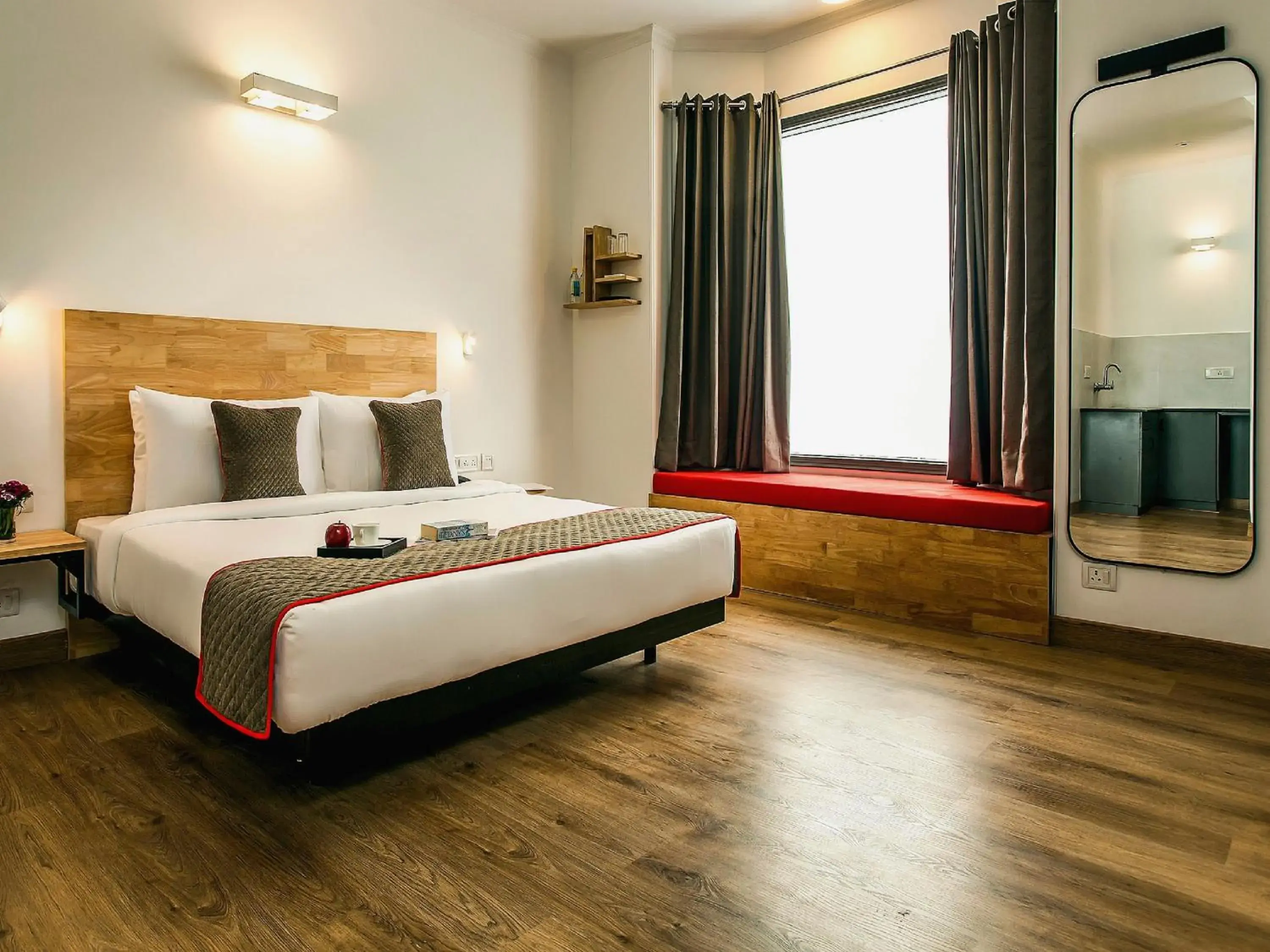 Lobby or reception, Bed in Super OYO 76438 hotel APS INN Lobby or reception, Bed in Super OYO 76438 hotel APS INN