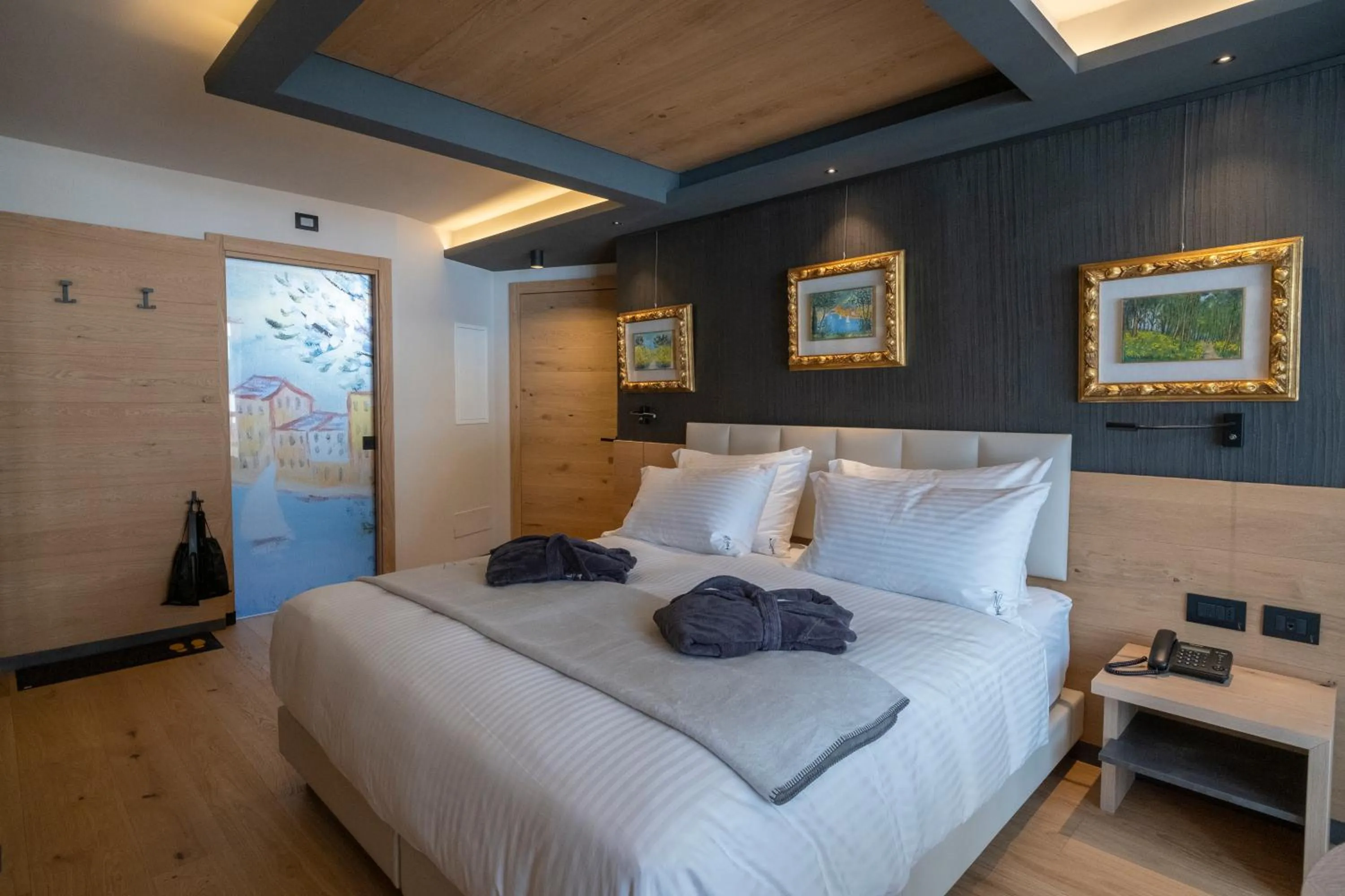 Bed in Locanda degli Artisti Art Hotel