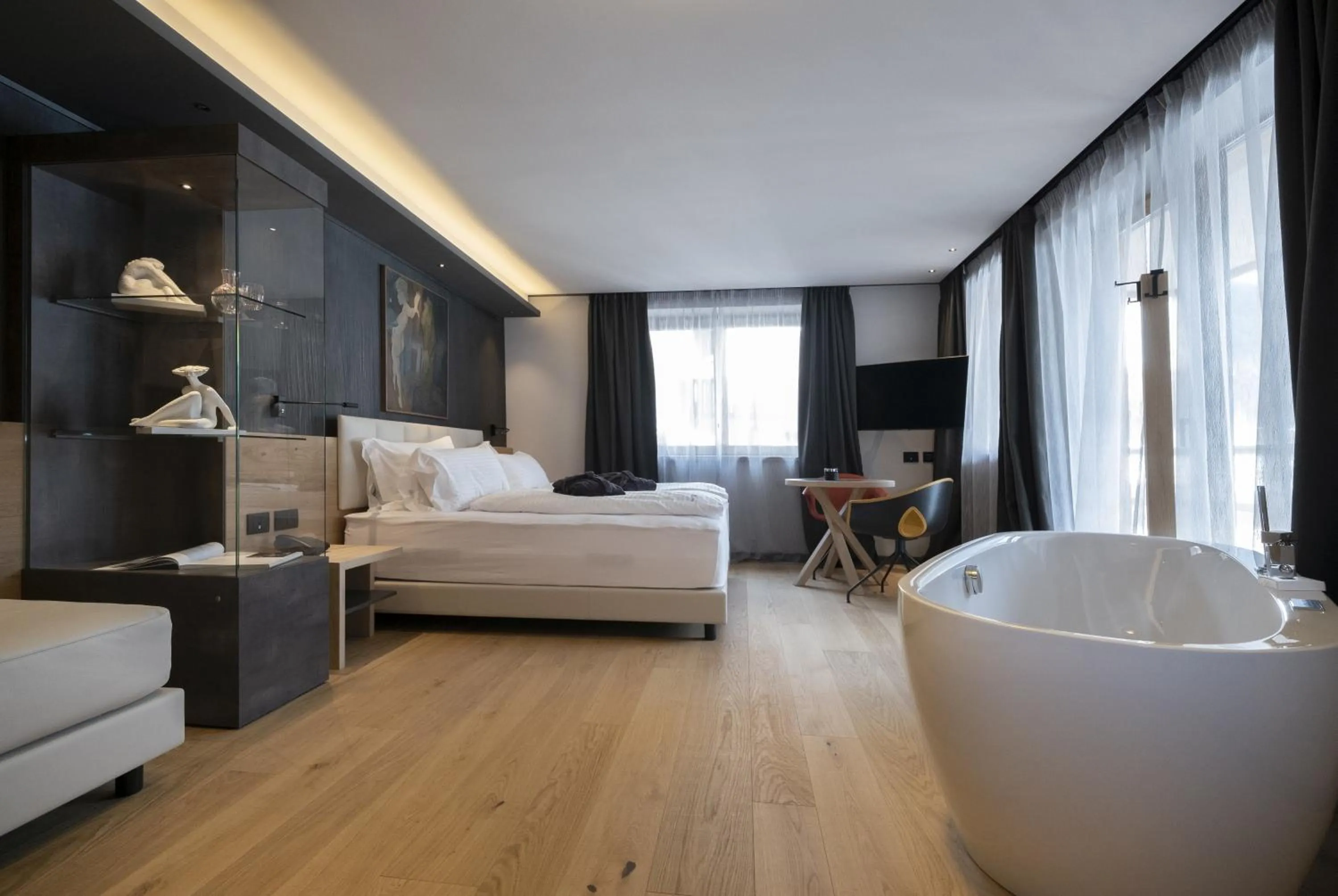 Bed in Locanda degli Artisti Art Hotel