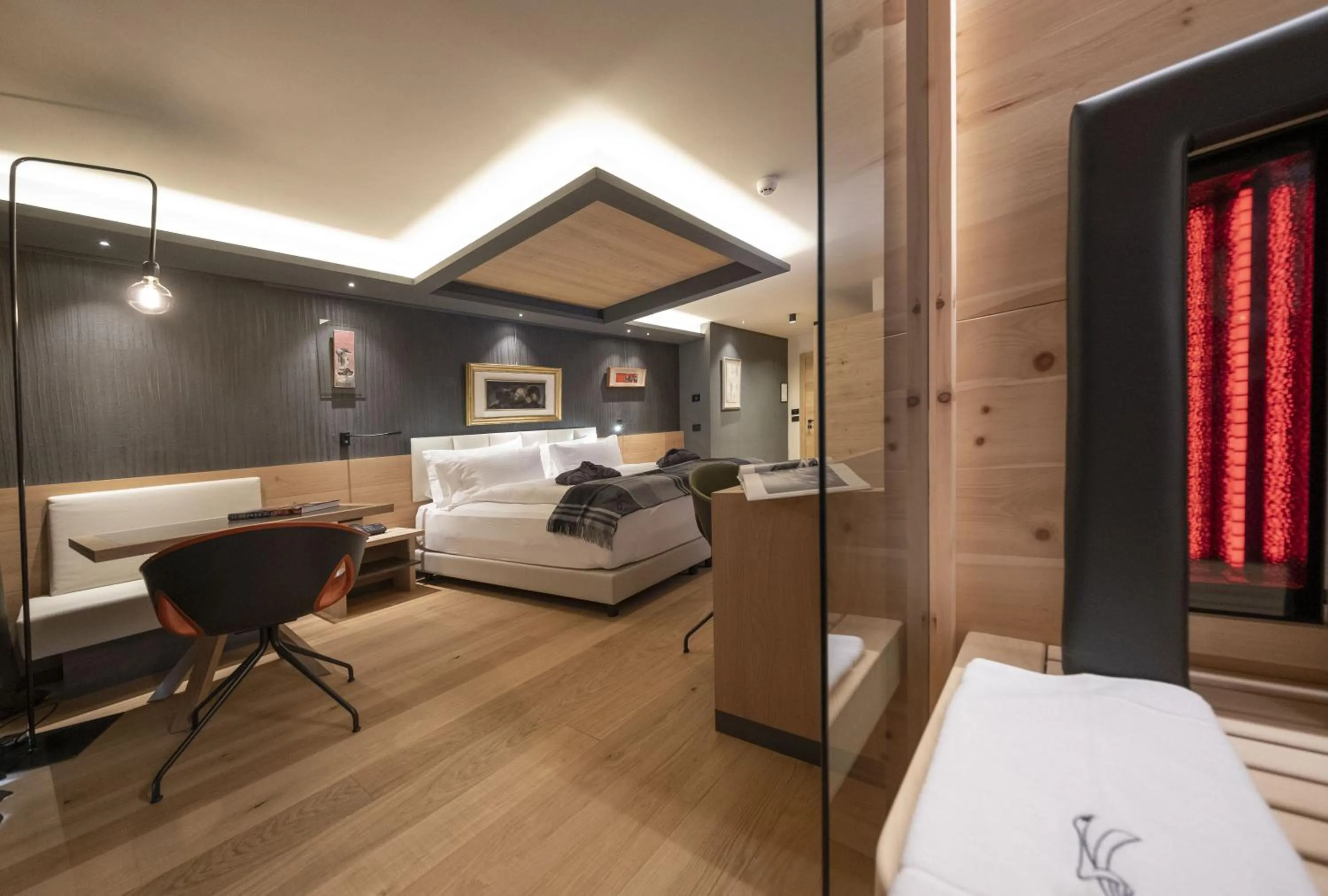 Bed in Locanda degli Artisti Art Hotel