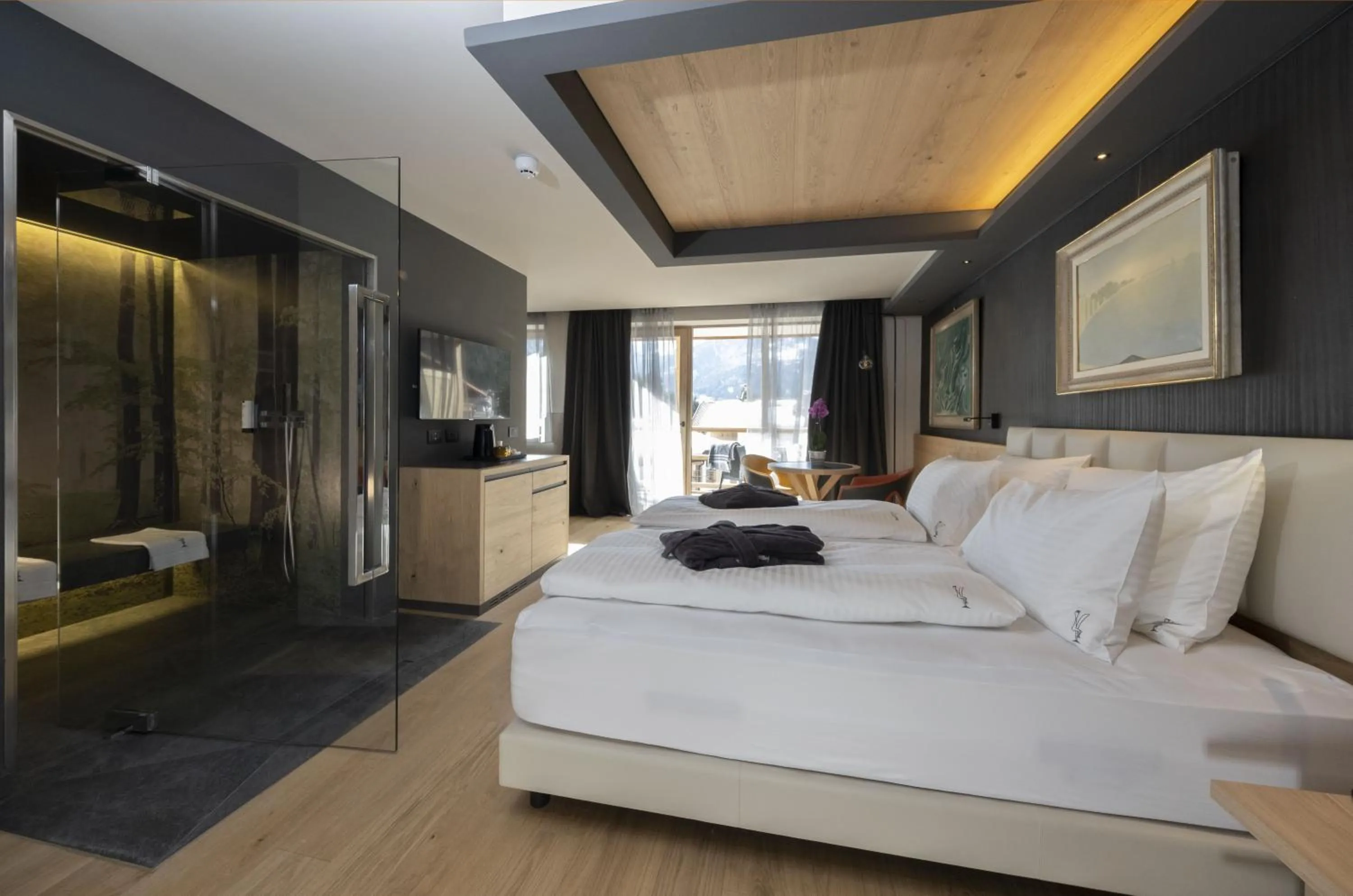 Bed in Locanda degli Artisti Art Hotel