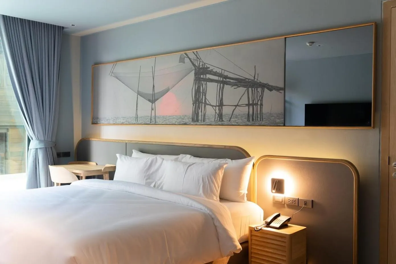 Bed in The Signature Hotel Airport