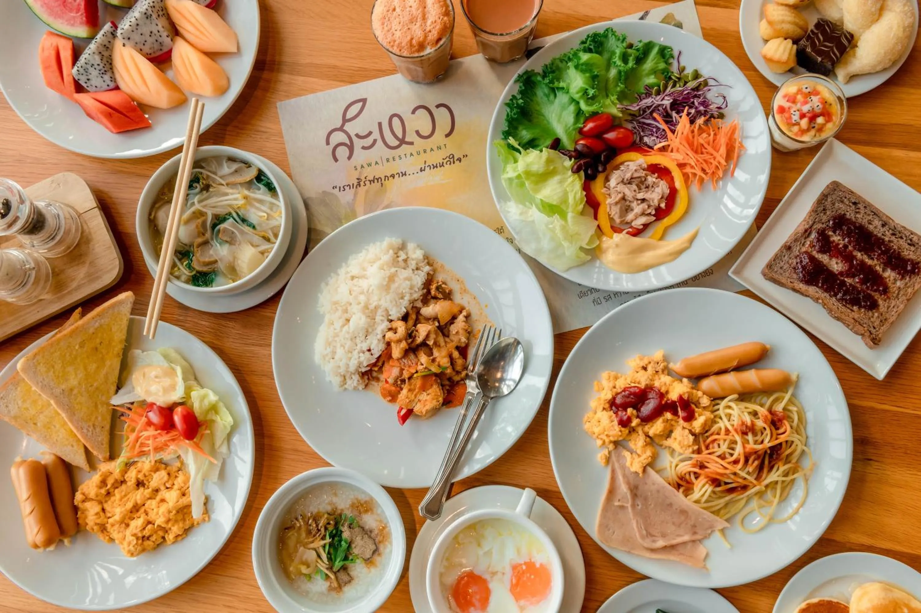 Buffet breakfast in The Signature Hotel Airport