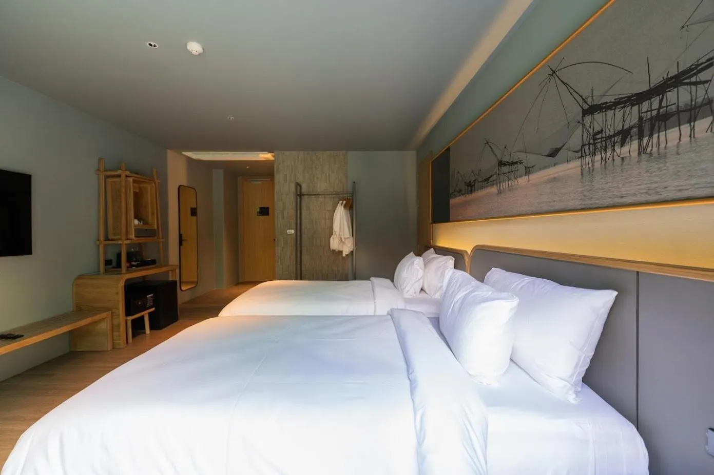 Bed in The Signature Hotel Airport