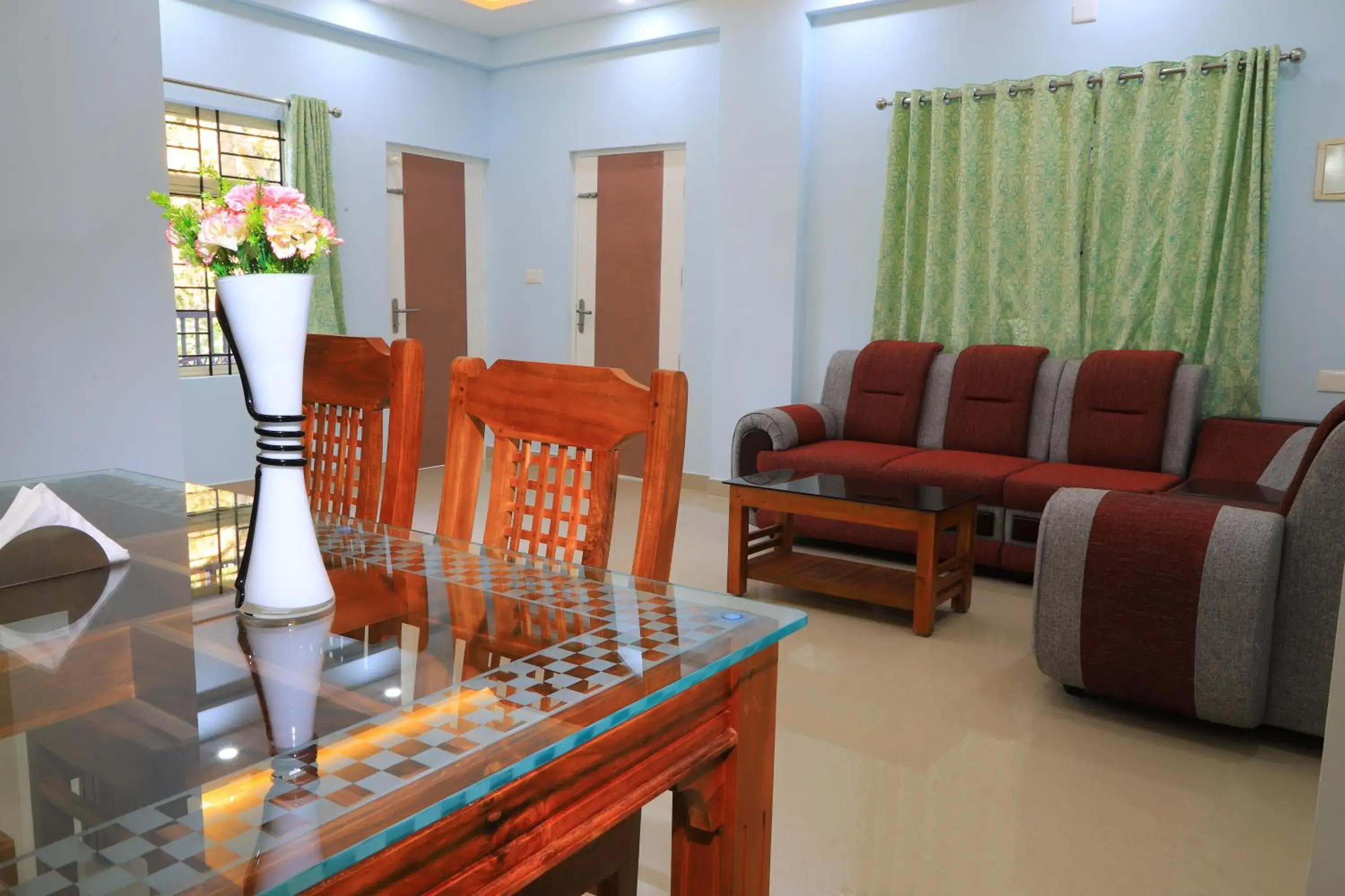 Living room in T Homes Thekkady Living room in T Homes Thekkady