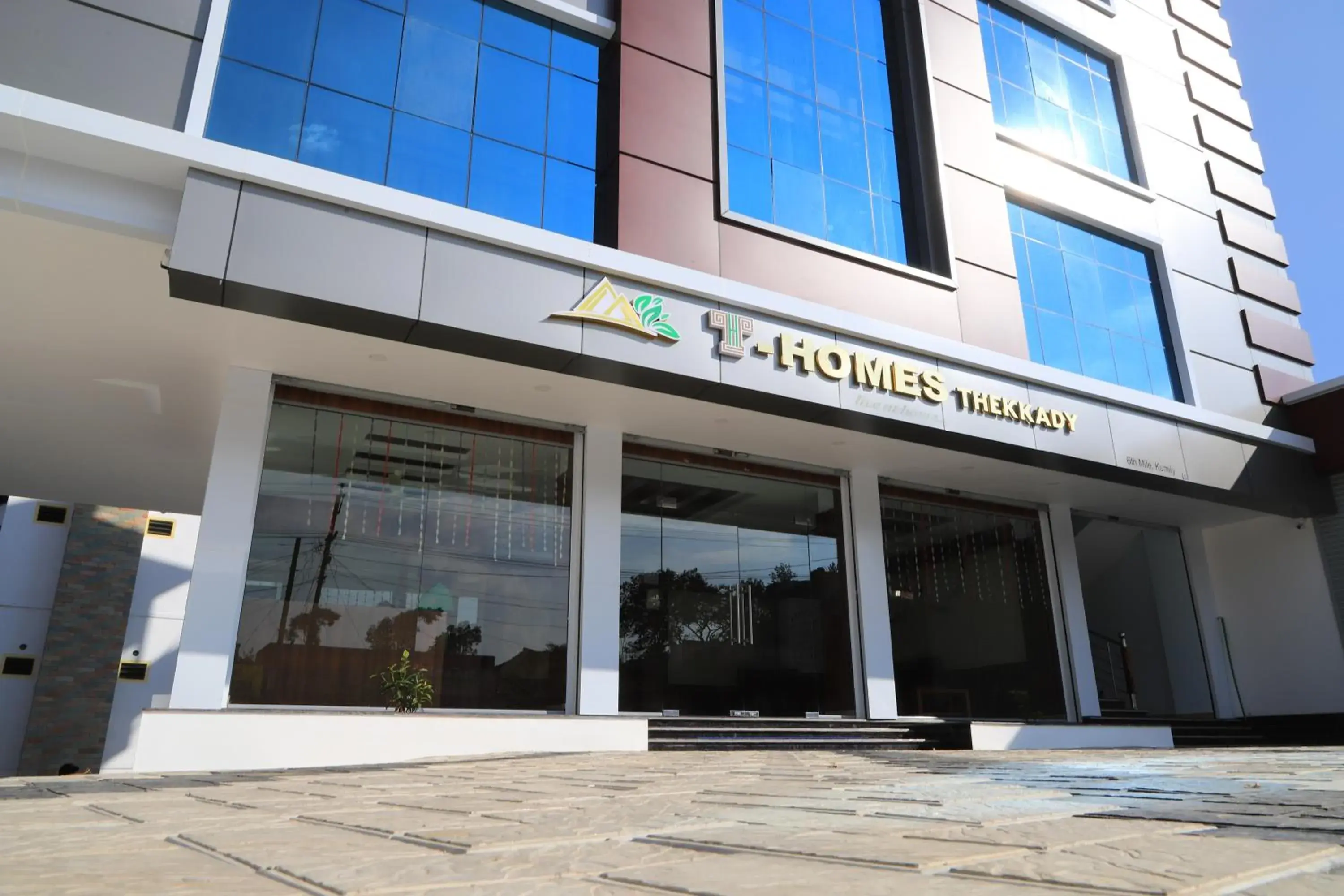 Facade/entrance in T Homes Thekkady Facade/entrance in T Homes Thekkady