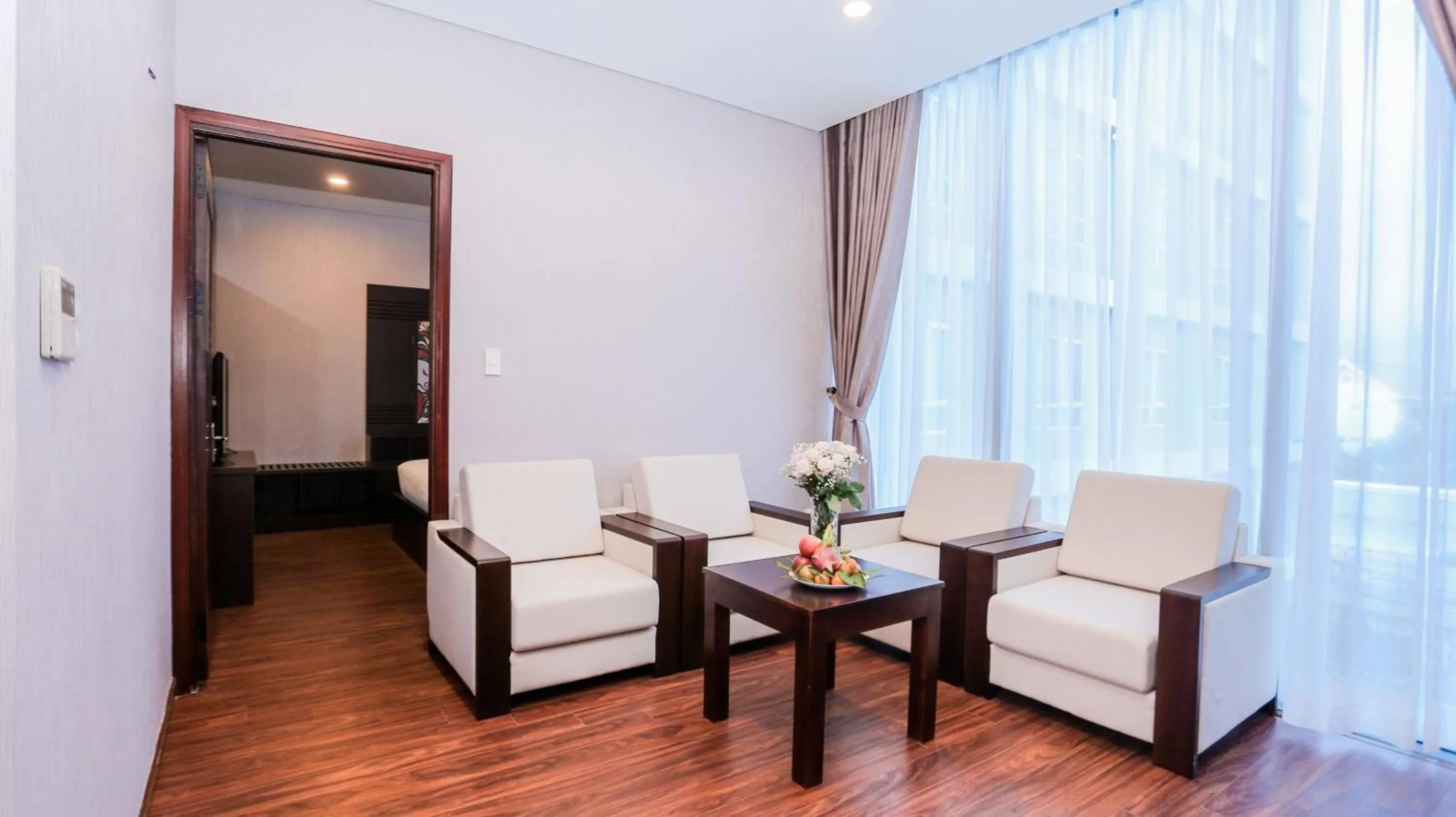 Seating area in Elephants Hotel