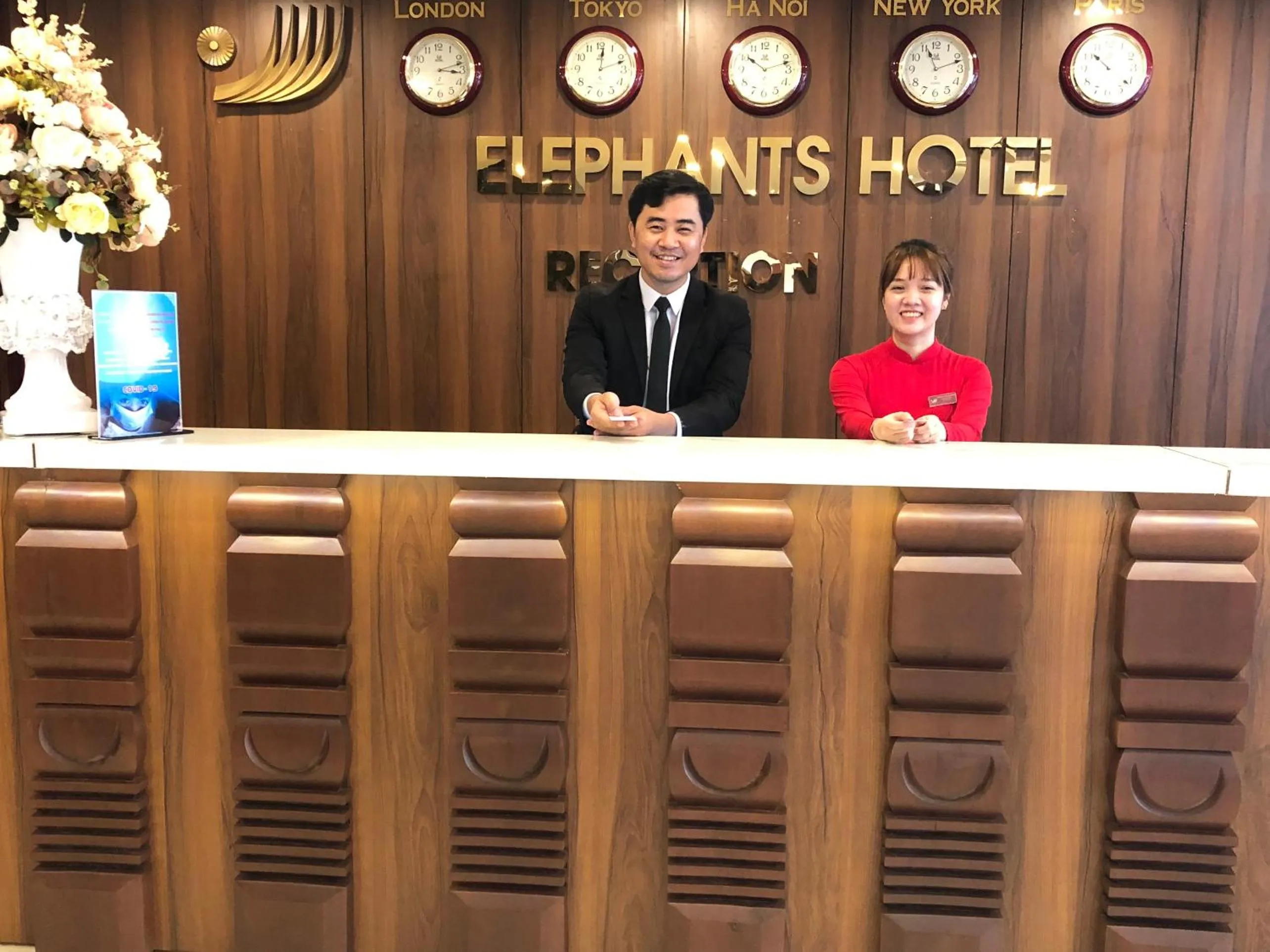 Lobby or reception in Elephants Hotel