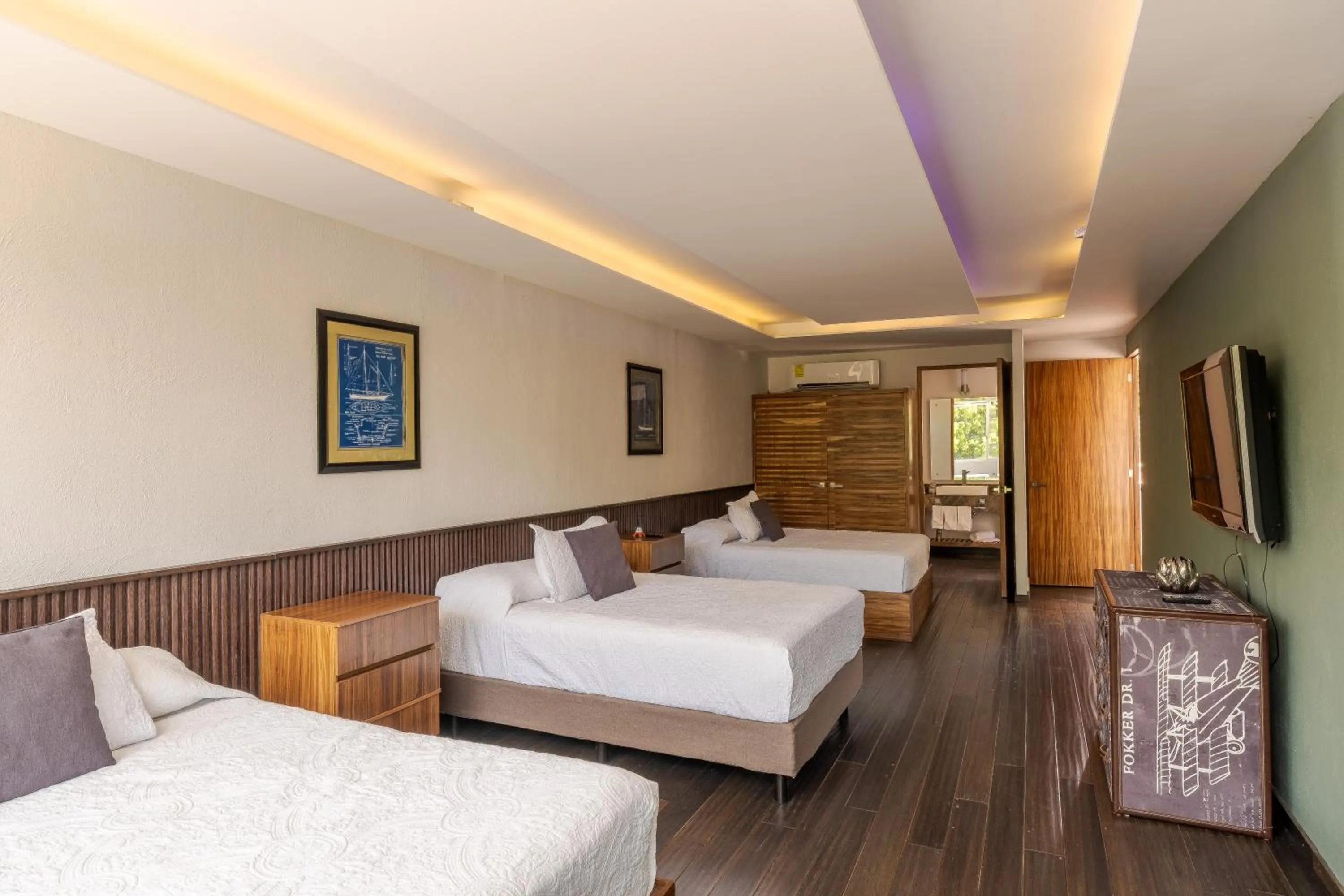 Bed in Nimue Marina Residence