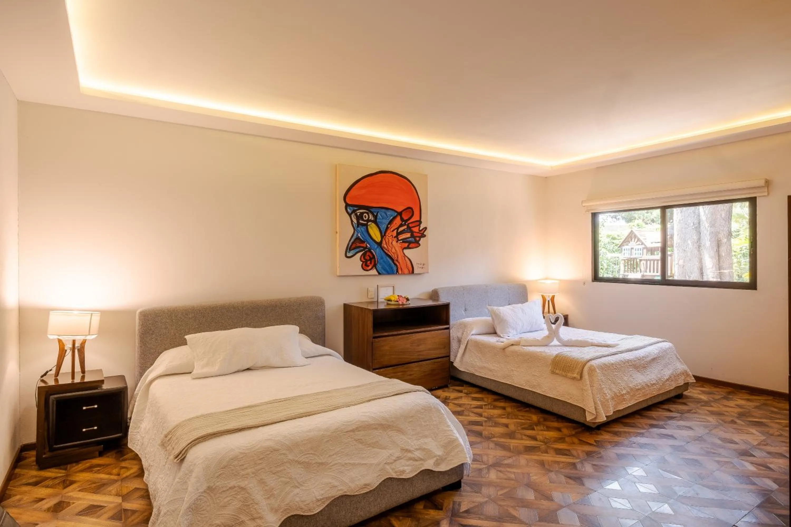 Bed in Nimue Marina Residence