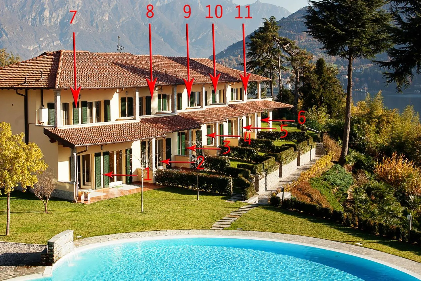 Property building in Tremezzo Residence 3-1 of 11 apartments in an exclusive residence by Italian Apartments