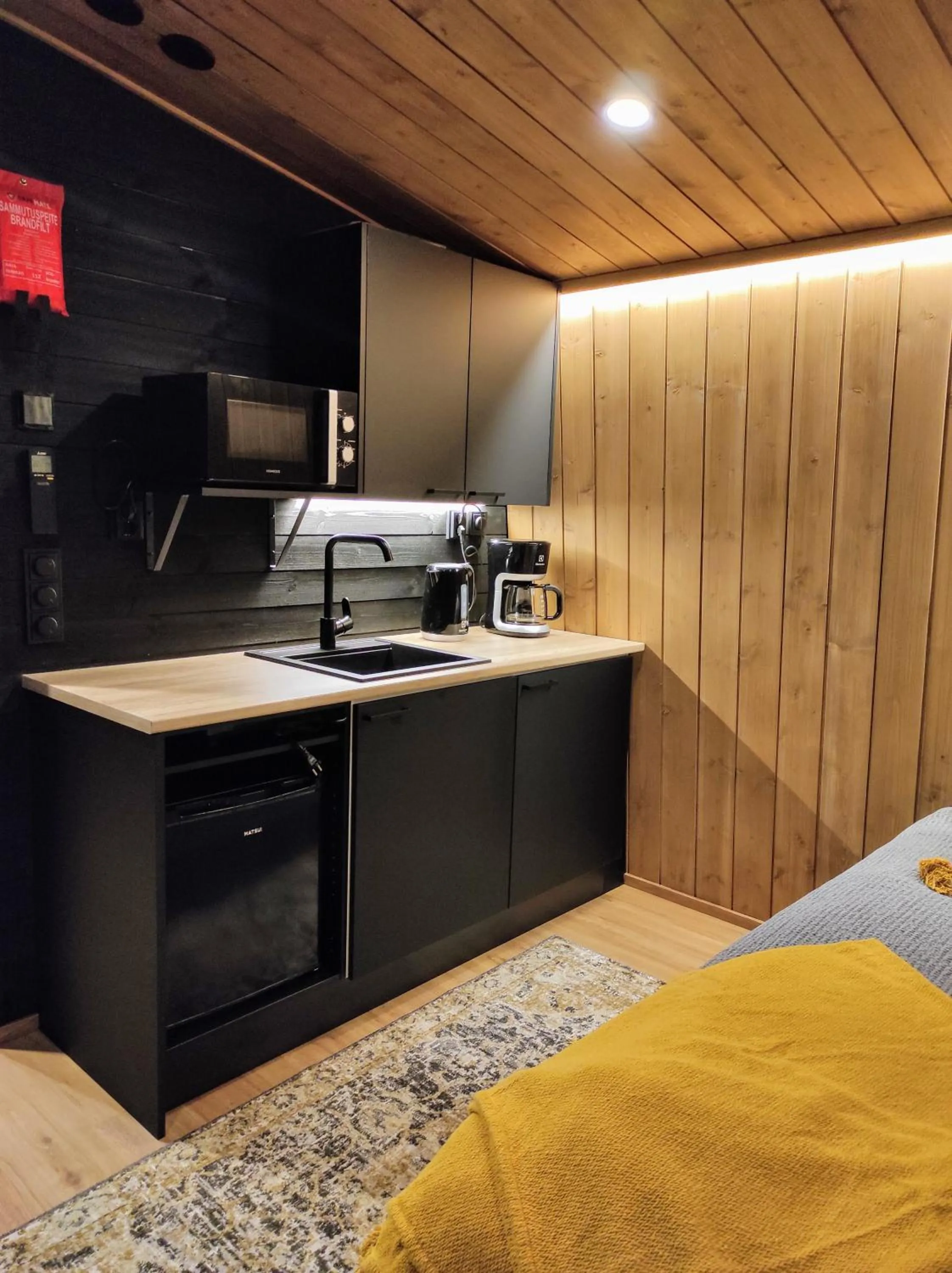Kitchen or kitchenette in Black Hotel