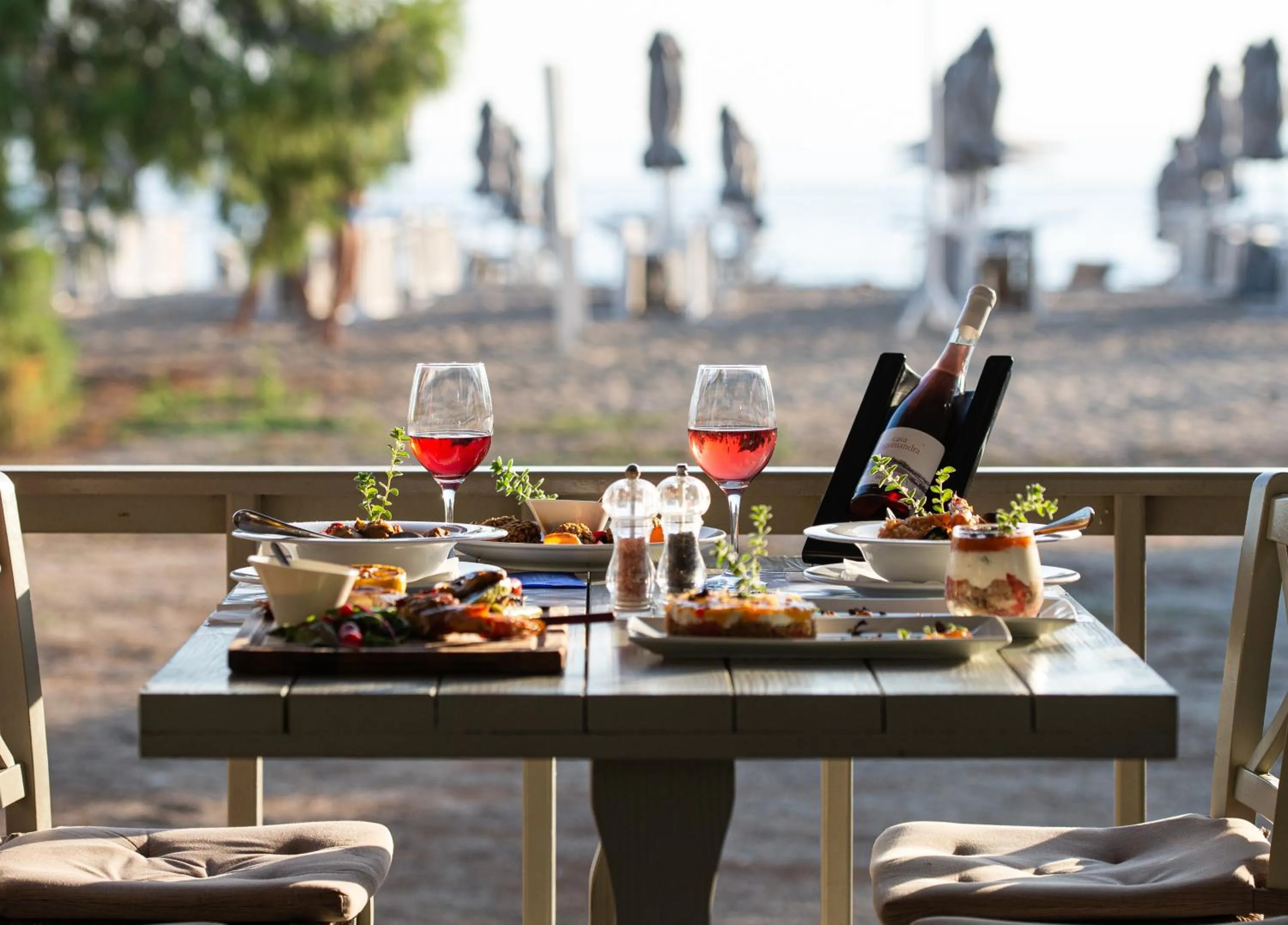 Food in Lagomandra Luxury Suites with Private Pools