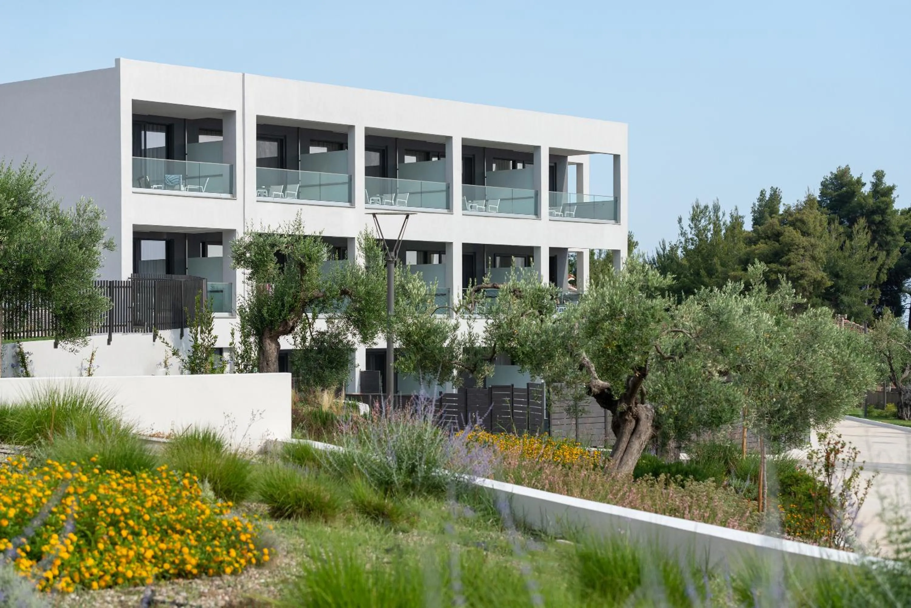 Property building in Lagomandra Luxury Suites with Private Pools