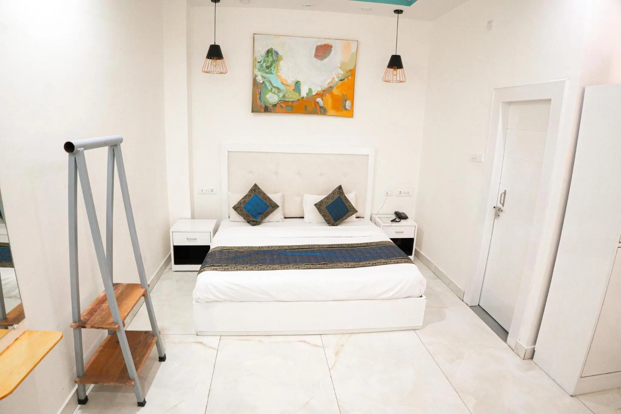 Bed in Trippme Rishikesh, formerly The Sweven